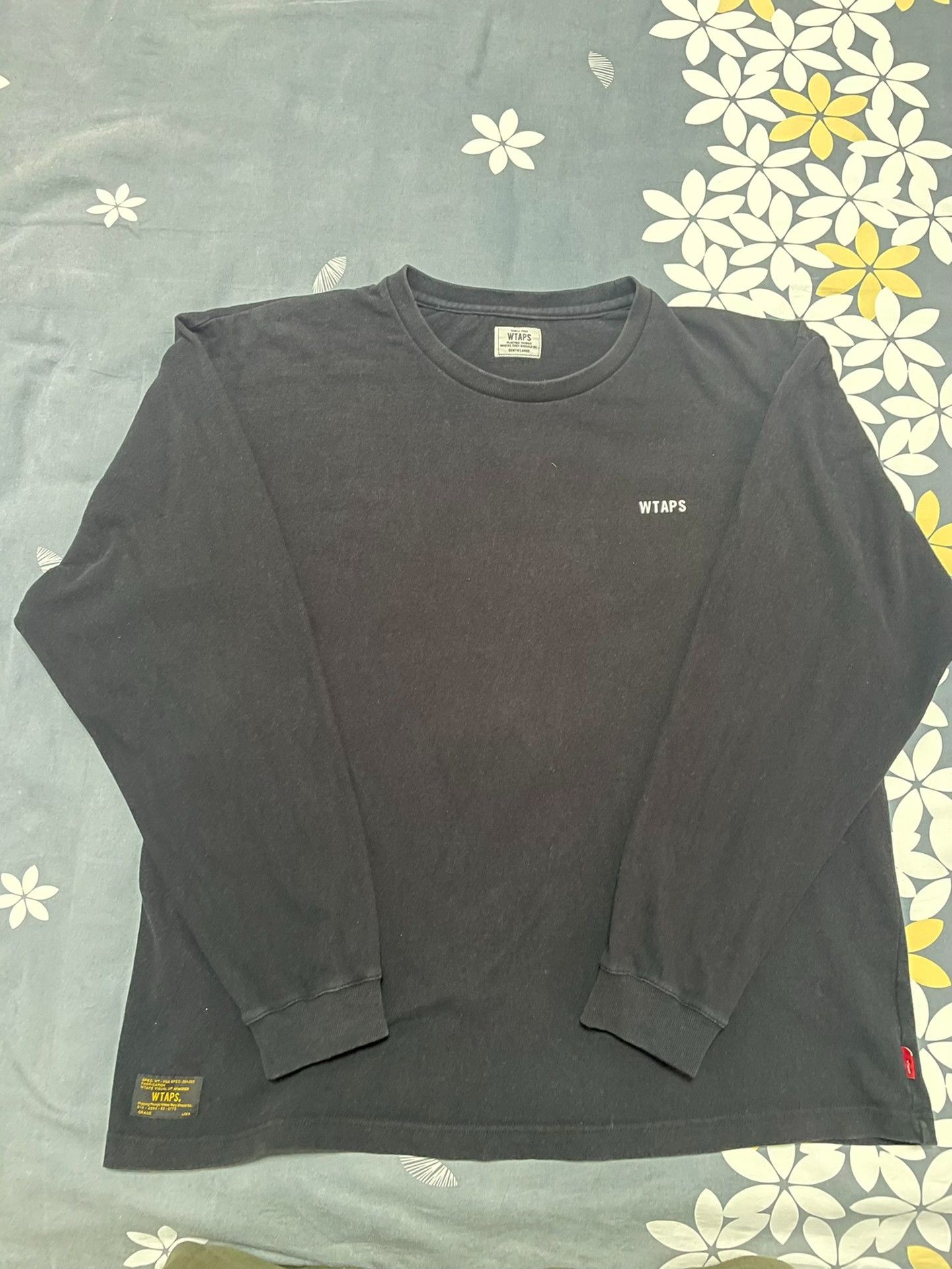 Wtaps Wtaps 171ATDT-CSM07 Design LS Black Pullover Size US L / EU 52-54 / 3 - 7 Thumbnail