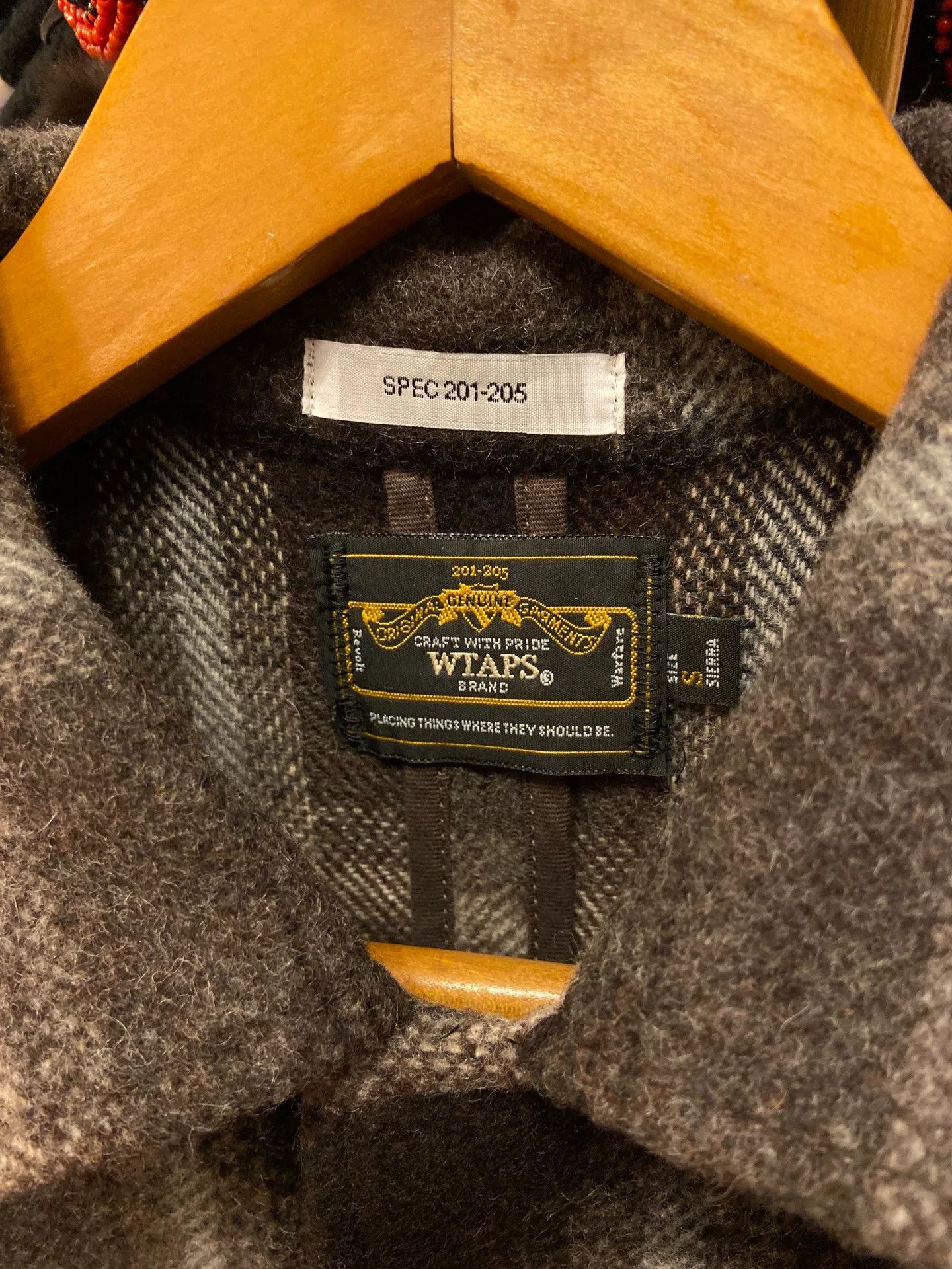 Wtaps Wtaps Mid-Length Wool Shirt Size US S / EU 44-46 / 1 - 2 Thumbnail