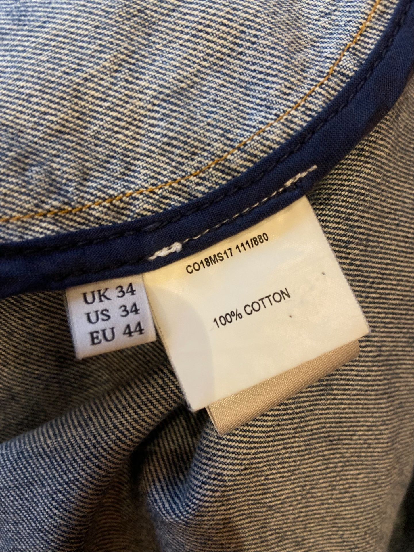 JW Anderson J.W.Anderson Mid-Length Denim Jacket Size XXS / US 00 / IT 34 - 6 Thumbnail