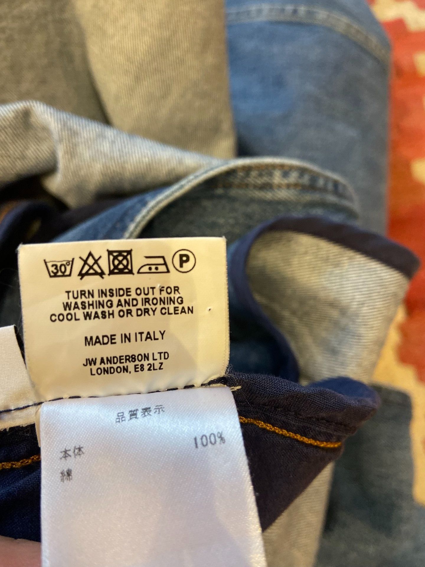 JW Anderson J.W.Anderson Mid-Length Denim Jacket Size XXS / US 00 / IT 34 - 7 Thumbnail