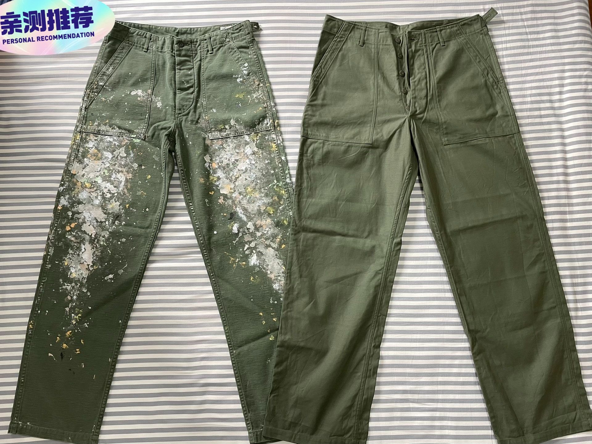 Orslow Orslow US Army Fatigue Pants Splatter OG107 Size US 32 / EU 48 - 9 Thumbnail