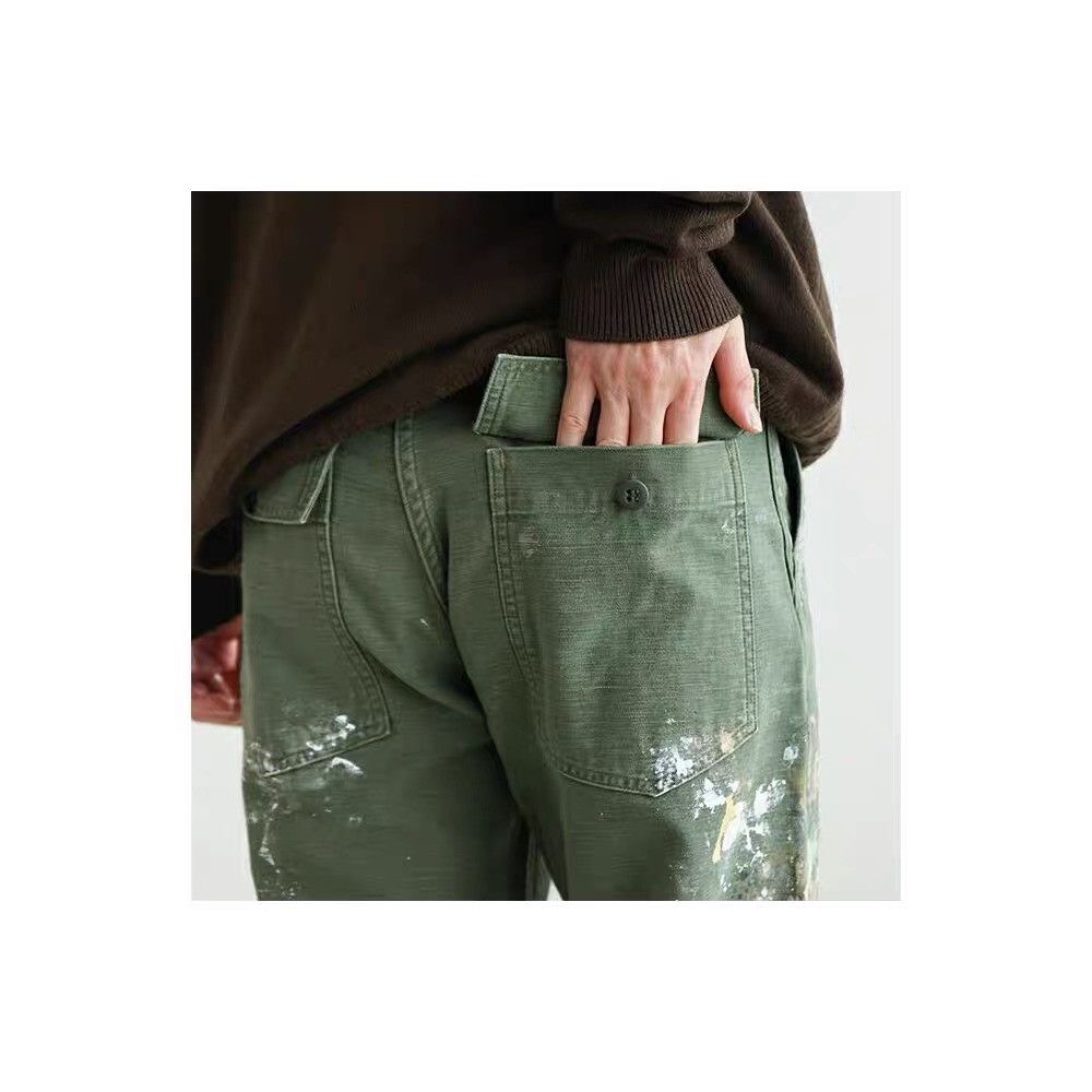 Orslow Orslow US Army Fatigue Pants Splatter OG107 Size US 32 / EU 48 - 7 Thumbnail