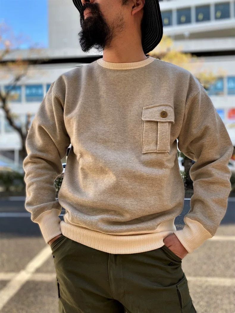 The Real McCoy's The Real Mccoy's Military Pocket Sweater Size US L / EU 52-54 / 3 - 5 Thumbnail