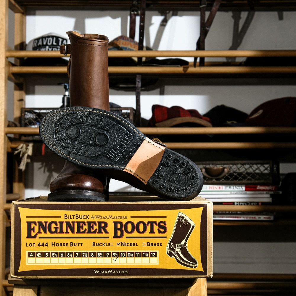 Other ATTRACTIONS 444 Shell Cordovan Engineer Boots Size US 9.5 / EU 42-43 - 6 Thumbnail