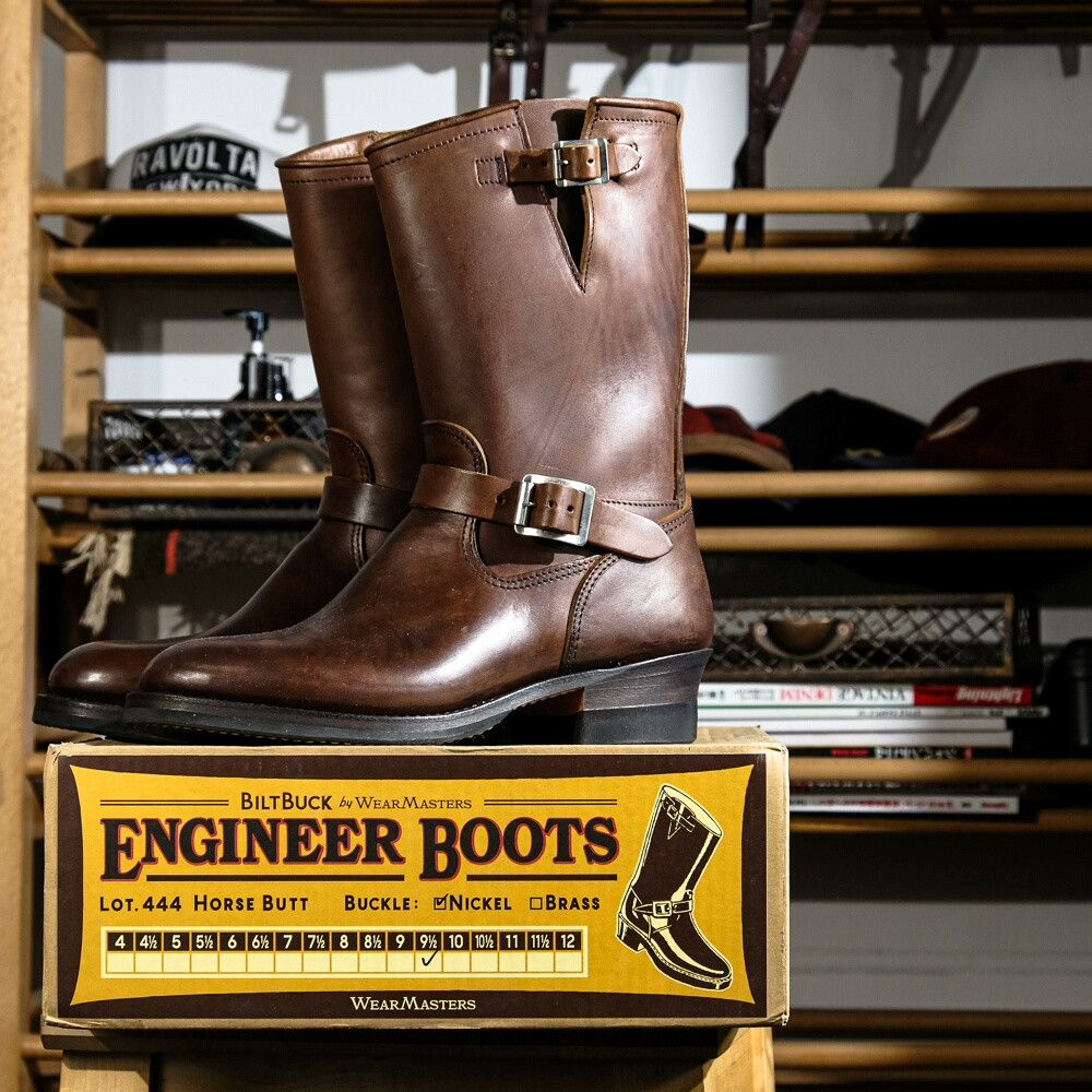 Other ATTRACTIONS 444 Shell Cordovan Engineer Boots Size US 9.5 / EU 42-43 - 4 Thumbnail