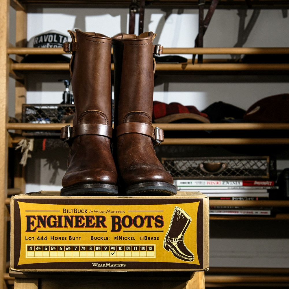 Other ATTRACTIONS 444 Shell Cordovan Engineer Boots Size US 9.5 / EU 42-43 - 3 Thumbnail
