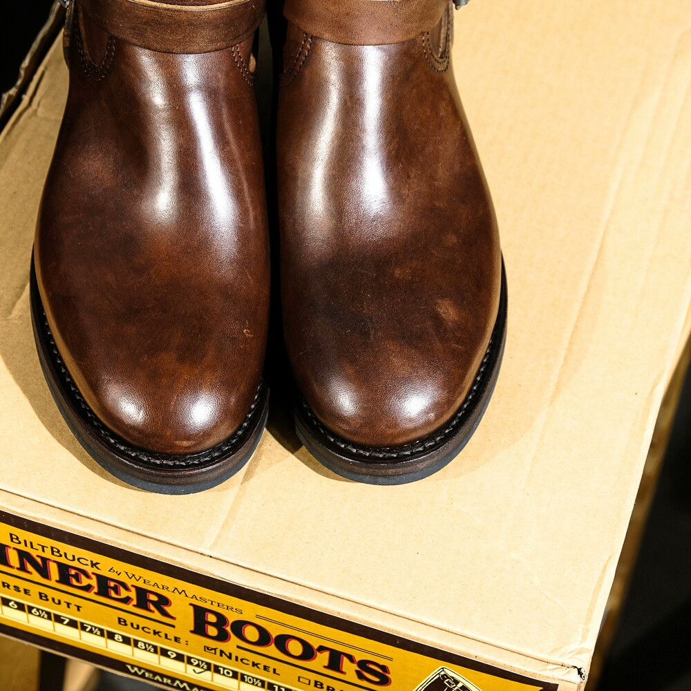 Other ATTRACTIONS 444 Shell Cordovan Engineer Boots Size US 9.5 / EU 42-43 - 2 Thumbnail