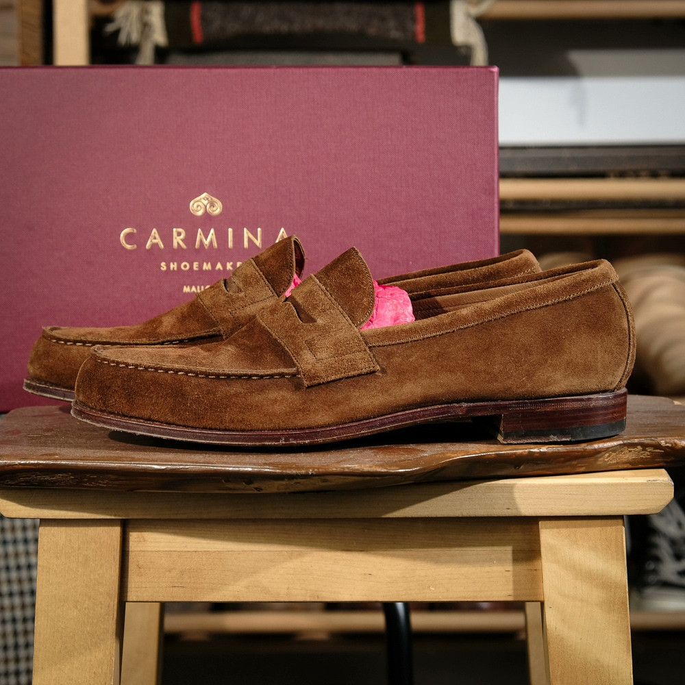 Carmina CARMINA Penny Loafer Snuff Suede UK10 Size US 12 / EU 45 - 5 Thumbnail