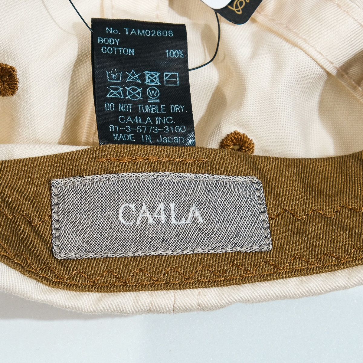 CA4LA CA4LA 2024 Spring/Summer Washable IVY Cap Size ONE SIZE - 9 Thumbnail