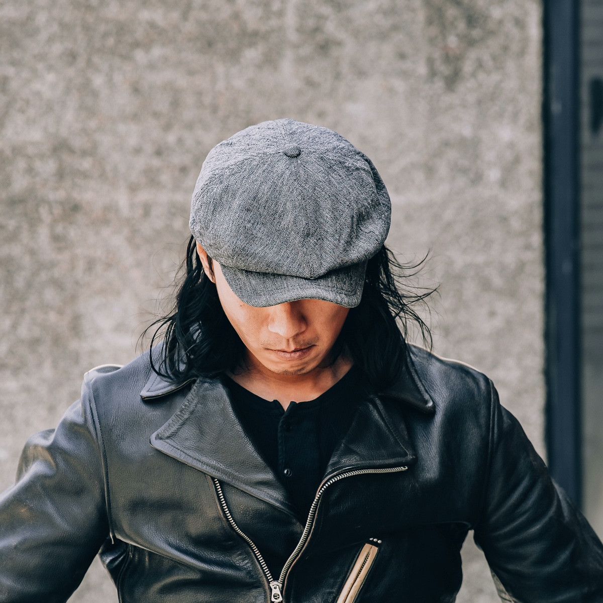 Freewheelers FRWHEELERS Pepper Salt Newsboy Cap Size ONE SIZE - 4 Thumbnail