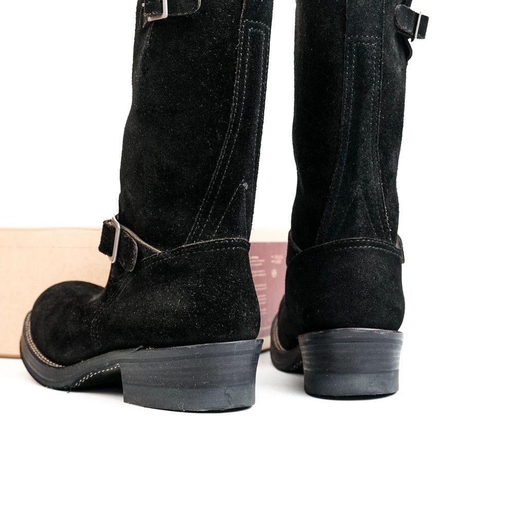 ADDICT ADDICT Engineer Boots Nubuck Leather Black 8 Size US 8 / EU 41 - 4 Thumbnail