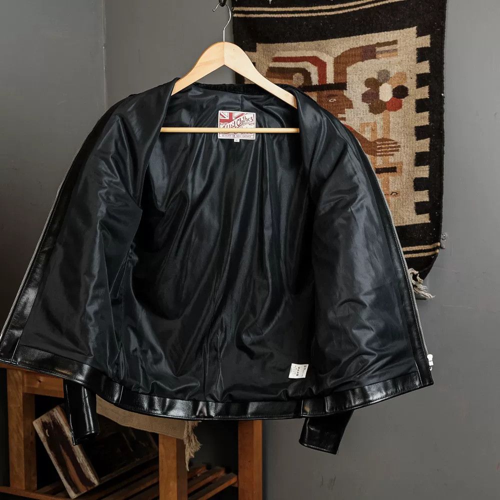 Addict Clothes Japan ADDICT CLOTHES Horsehide Cafe Racer Jacket Size US XXS / EU 40 - 2 Thumbnail