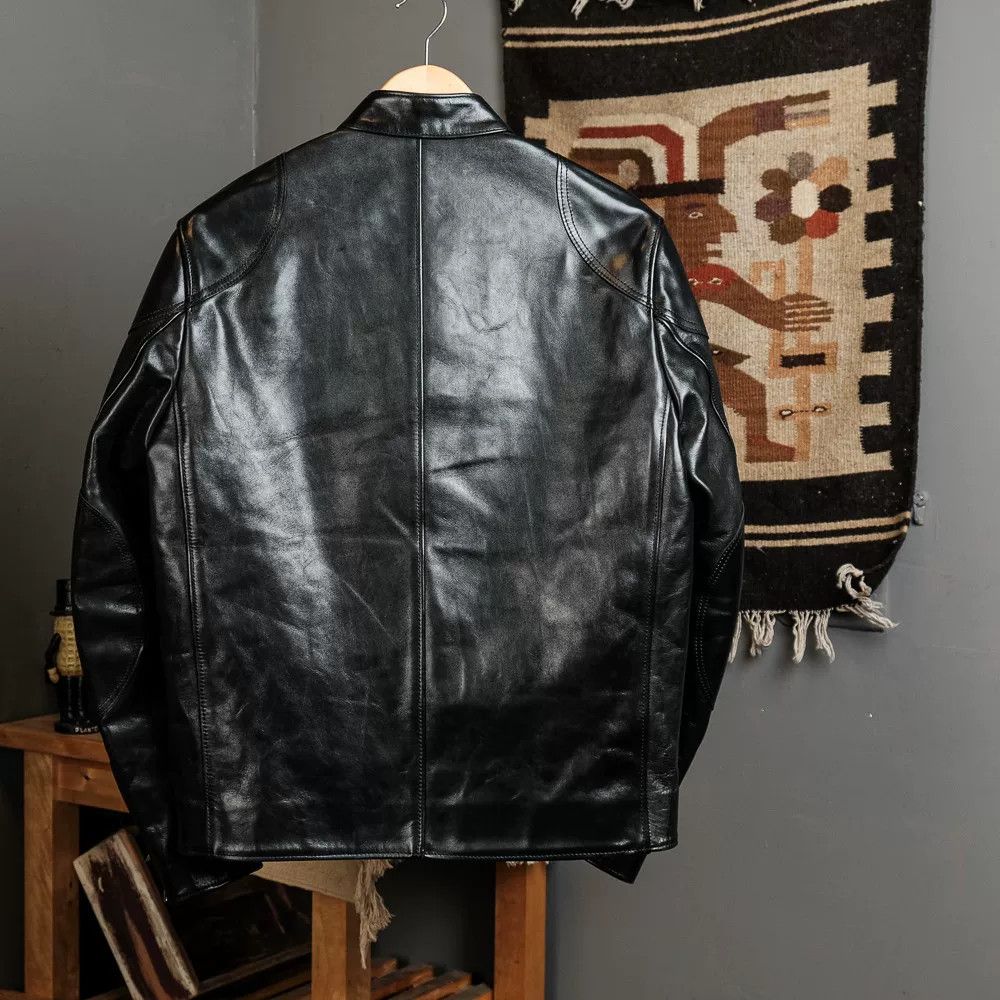 Addict Clothes Japan ADDICT CLOTHES Horsehide Cafe Racer Jacket Size US XXS / EU 40 - 3 Thumbnail