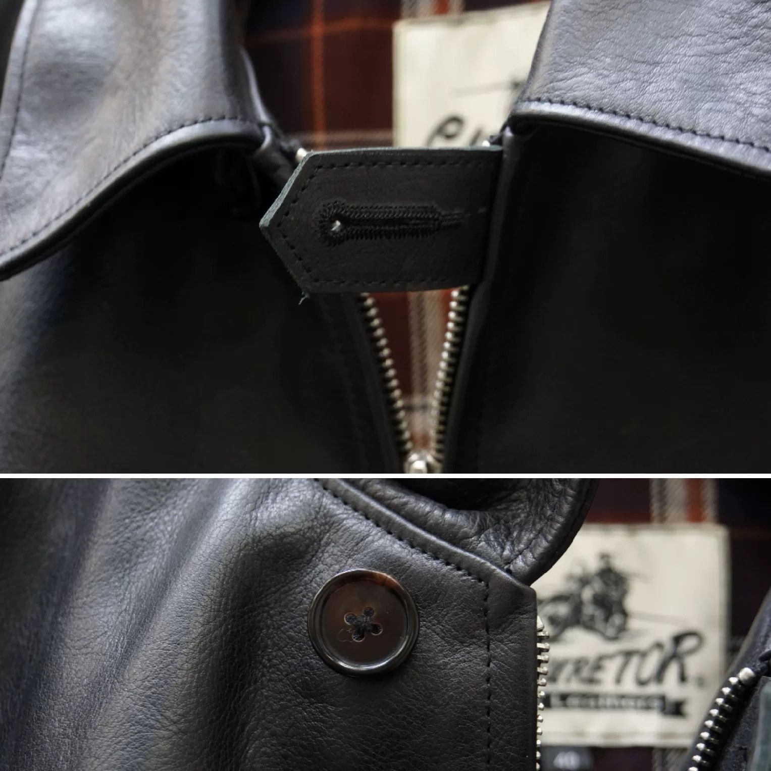 Aero Leathers Aero 1930 Straight Zip Collar Leather Jacket Size US S / EU 44-46 / 1 - 7 Thumbnail