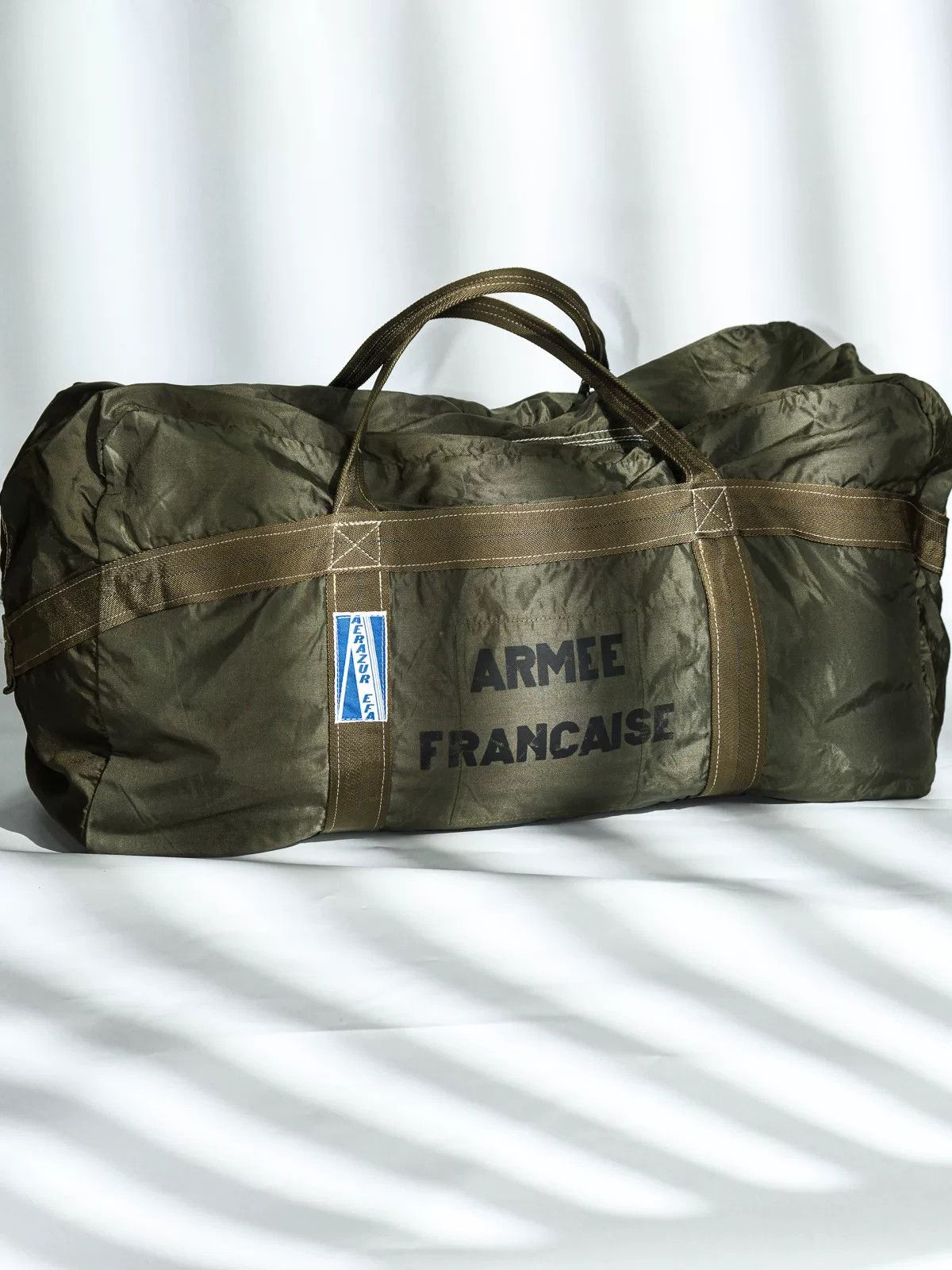 Other Vintage French Air Force Parachute Nylon Bag Size ONE SIZE - 4 Thumbnail