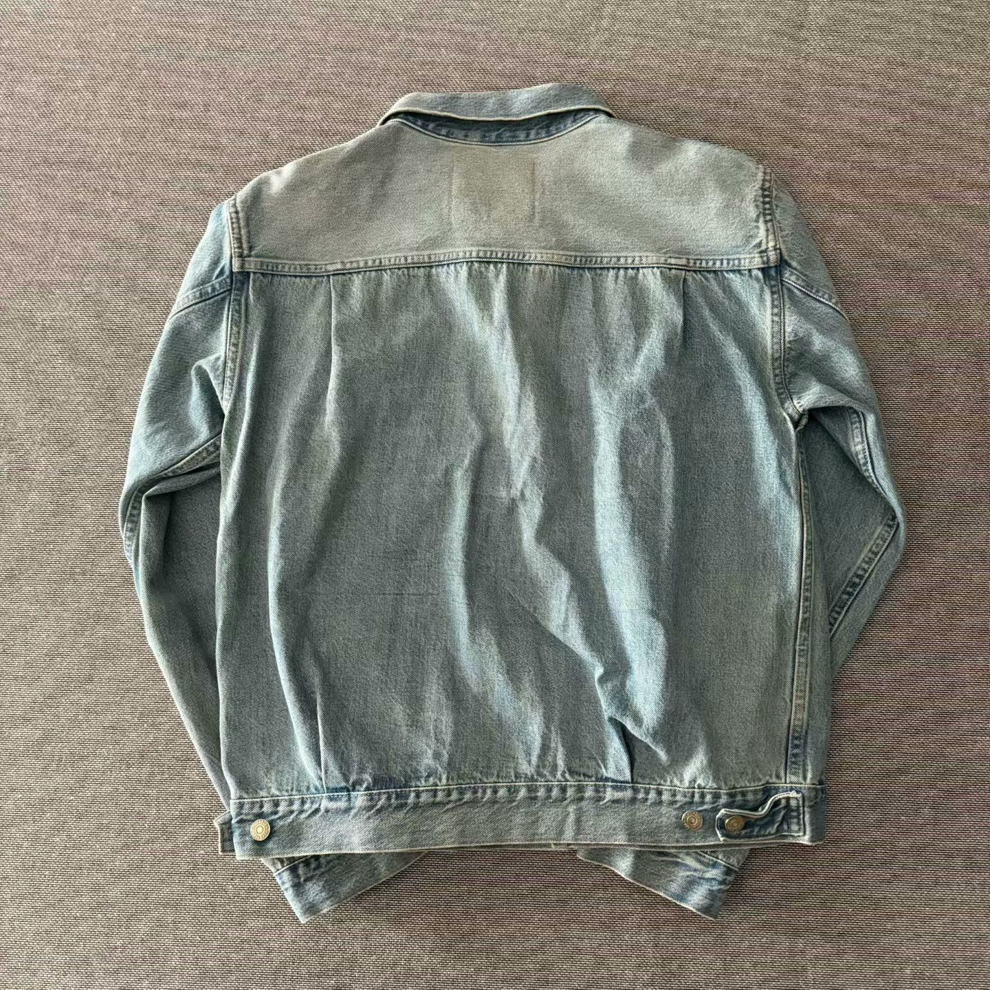 LVC Levi's LVC 507XX Washed Denim Jacket Size US XXS / EU 40 - 2 Thumbnail