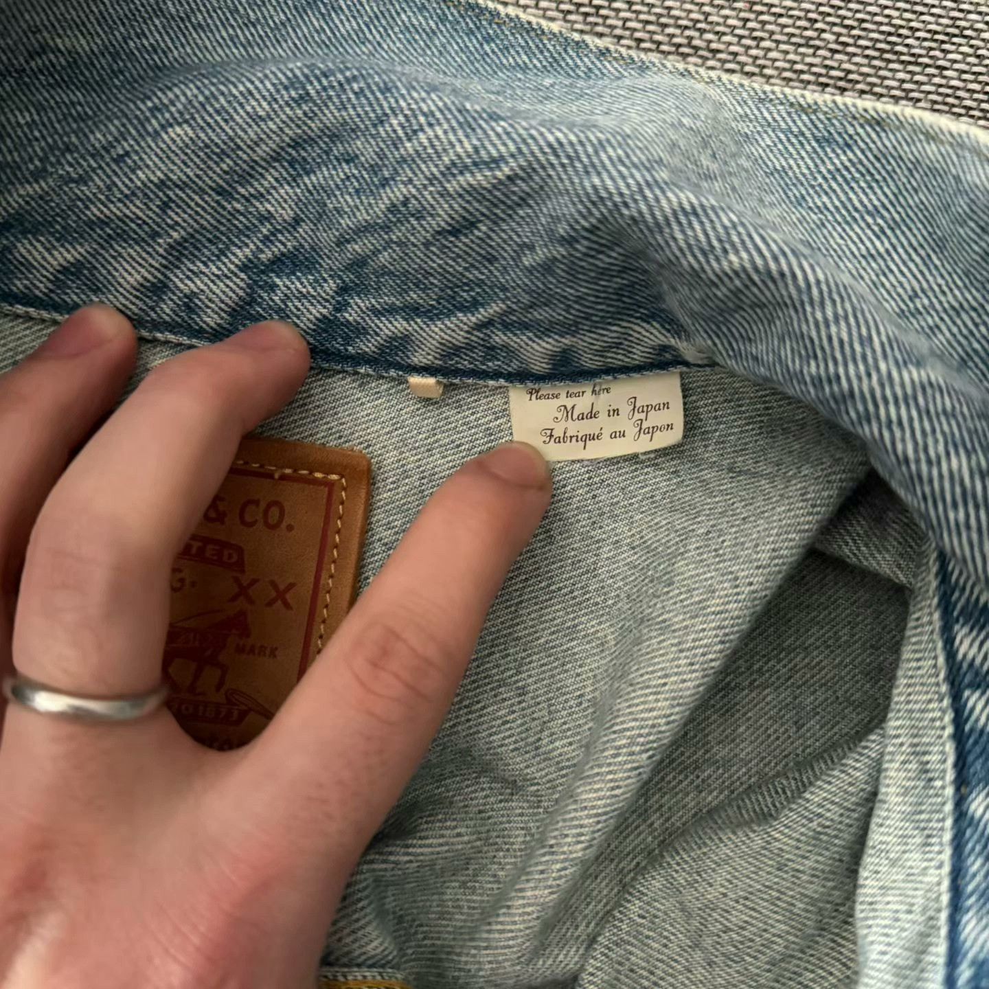 LVC Levi's LVC 507XX Washed Denim Jacket Size US XXS / EU 40 - 4 Thumbnail