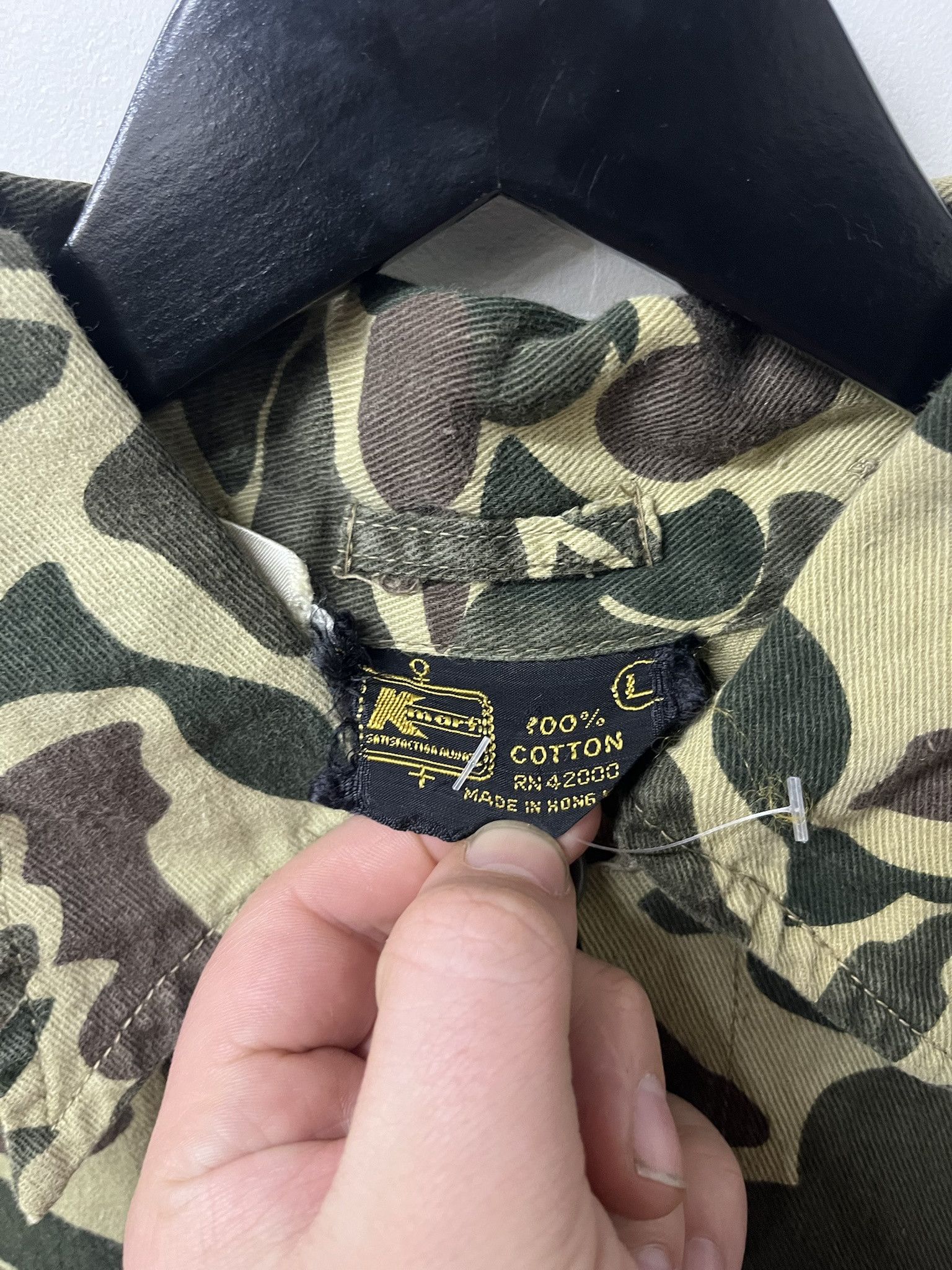 Vintage Vintage 1970s Duck Camo Flannel Size L Size US L / EU 52-54 / 3 - 2 Thumbnail