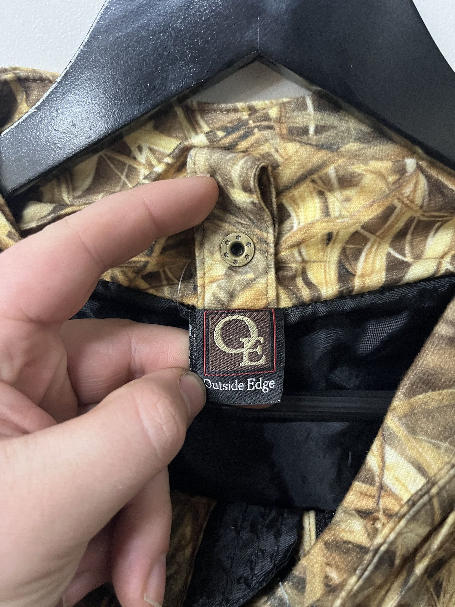Vintage Vintage 1990s Outside Edge Reed Camo Hunting Light Jacket Windbreaker Size L Tall Size US L / EU 52-54 / 3 - 2 Thumbnail