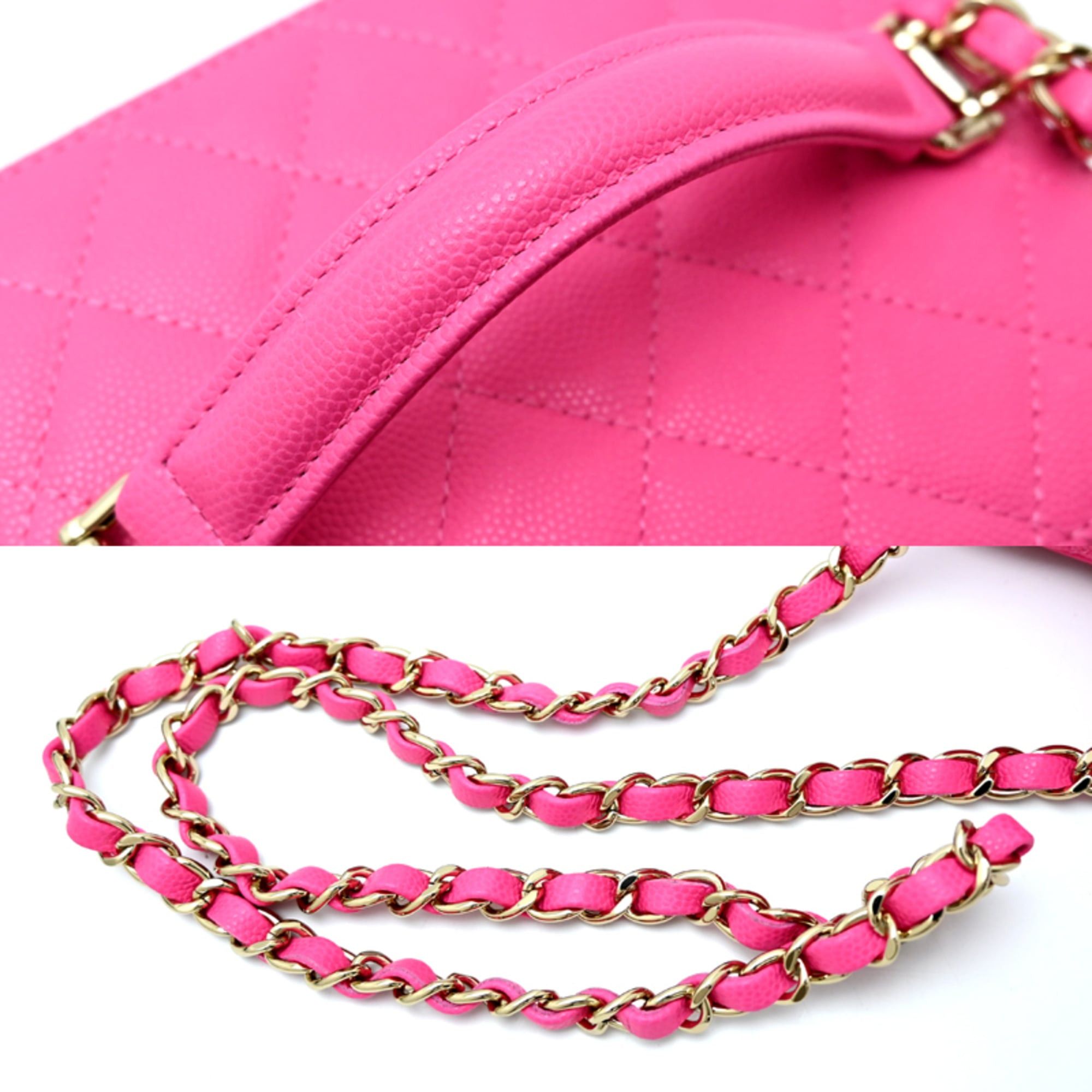 Chanel Chanel Matelassé Vanity Shoulder Bag for Women, Caviar Leather, Pink Size ONE SIZE - 5 Thumbnail