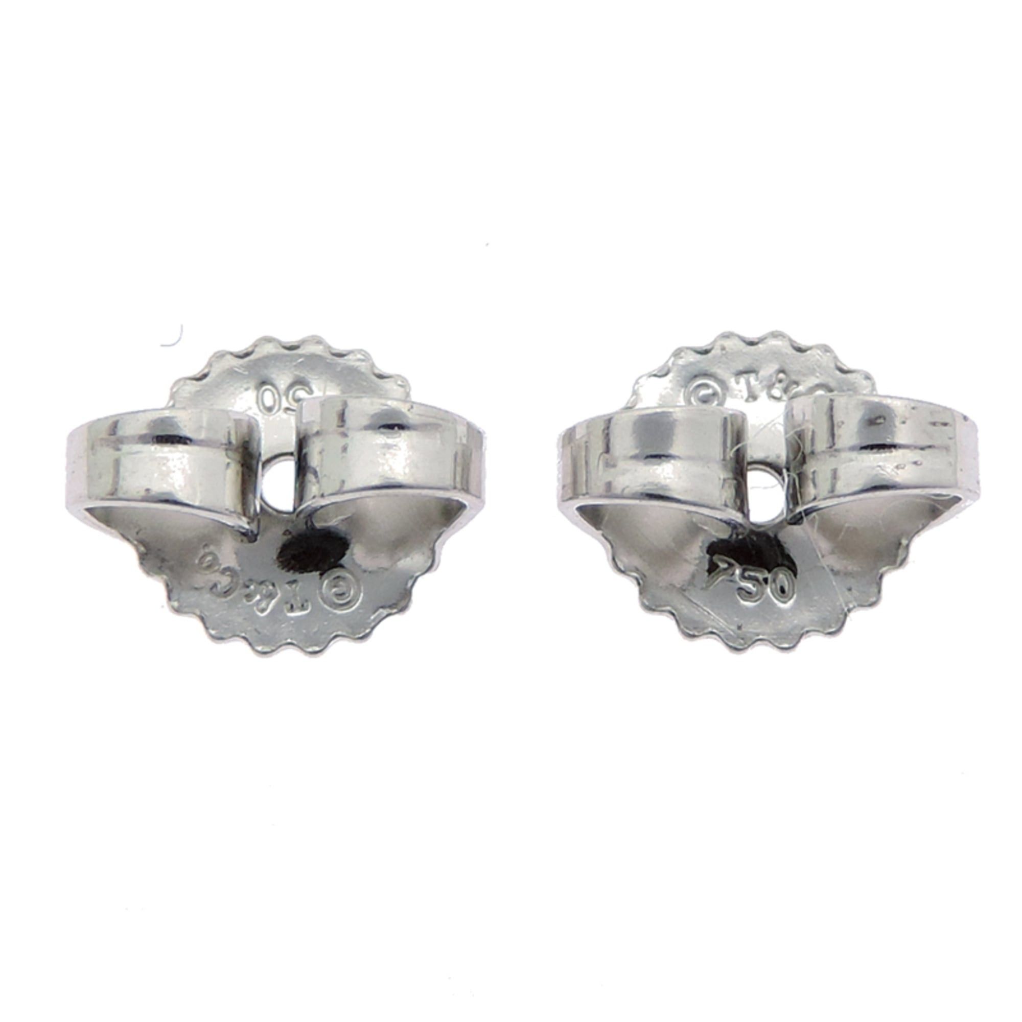 Tiffany & Co. Tiffany & Co. 1837 Circle Diamond Earrings for Women and Men, 33285663, 750 White Gold Size ONE SIZE - 6 Thumbnail