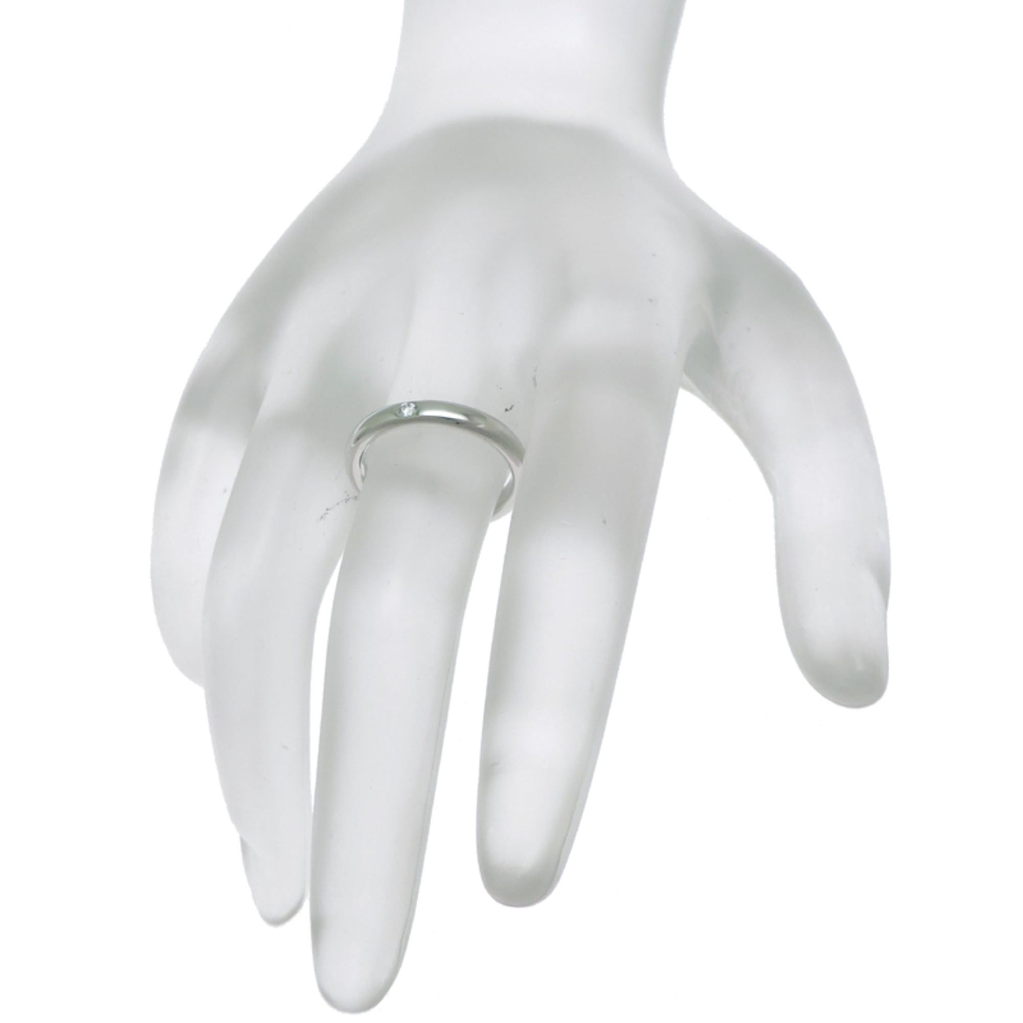 Tiffany & Co. Tiffany & Co. Elsa Peretti Stacking Band Diamond Women's Ring, Platinum 950 Size ONE SIZE - 8 Thumbnail