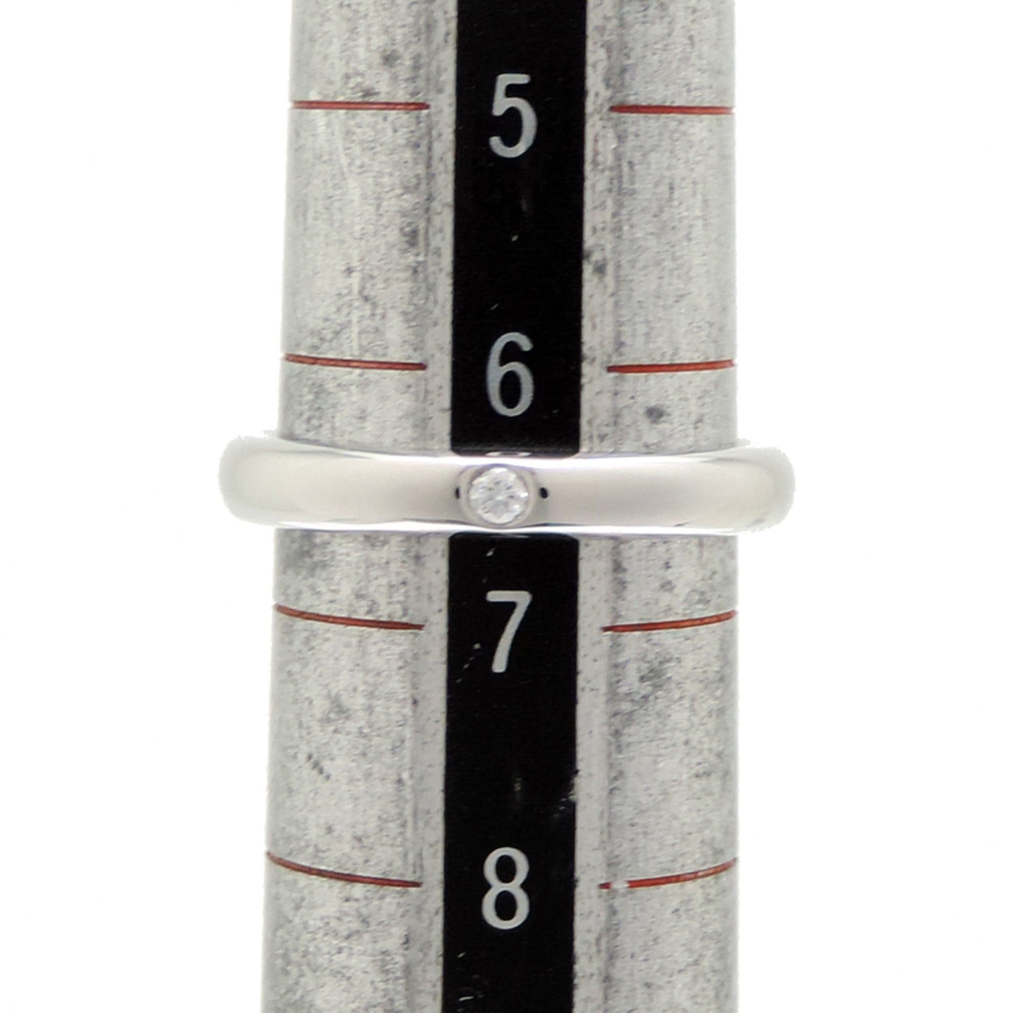 Tiffany & Co. Tiffany & Co. Elsa Peretti Stacking Band Diamond Women's Ring, Platinum 950 Size ONE SIZE - 7 Thumbnail
