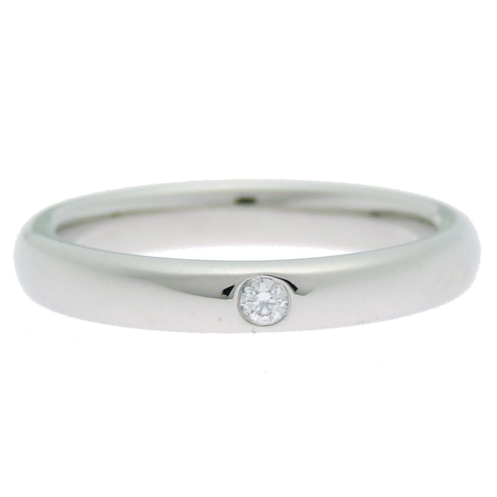 Tiffany & Co. Tiffany & Co. Elsa Peretti Stacking Band Diamond Women's Ring, Platinum 950 Size ONE SIZE - 4 Thumbnail