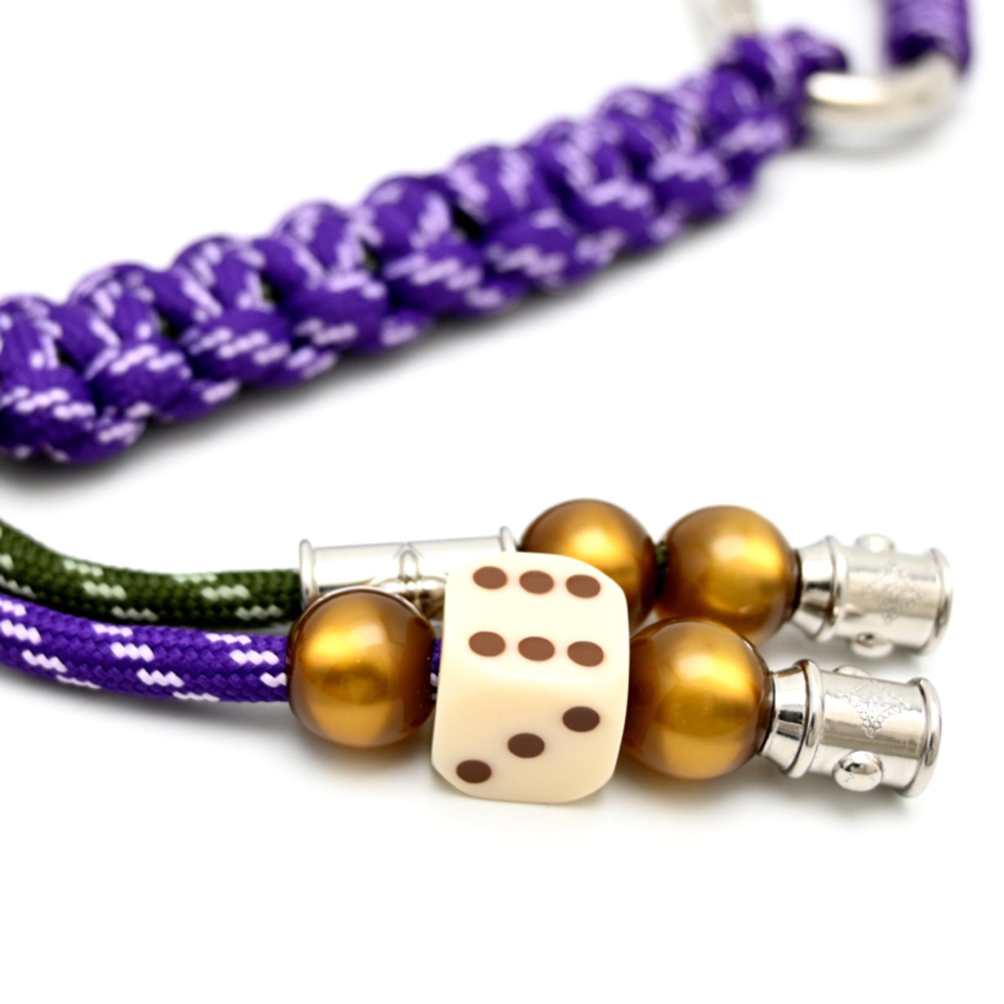 Louis Vuitton Louis Vuitton Charm LV Musketone Women's/Men's MO3696 Metal Rope Khaki Purple Size ONE SIZE - 3 Thumbnail