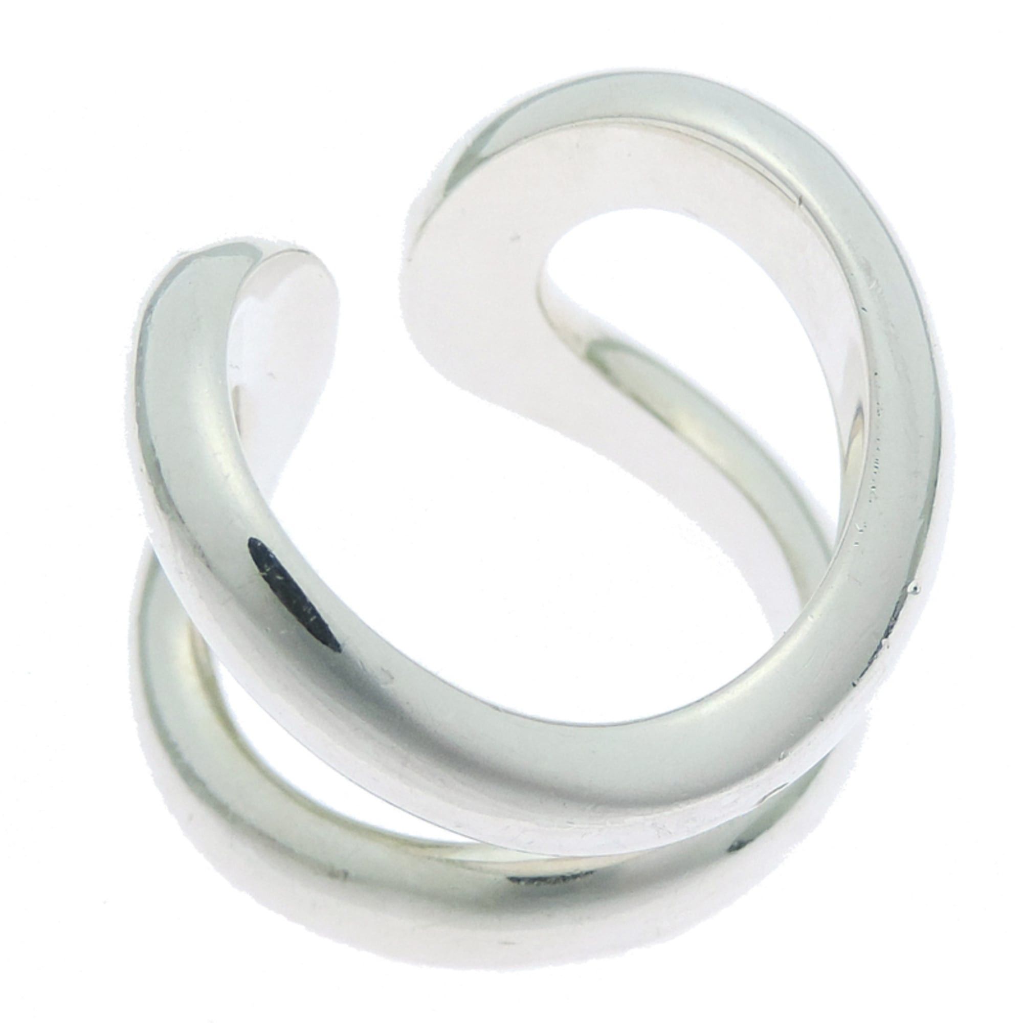 Hermes Hermes Lima GM #50 Women's/Men's Ring, Sterling Silver 925, 1 Size ONE SIZE - 3 Thumbnail