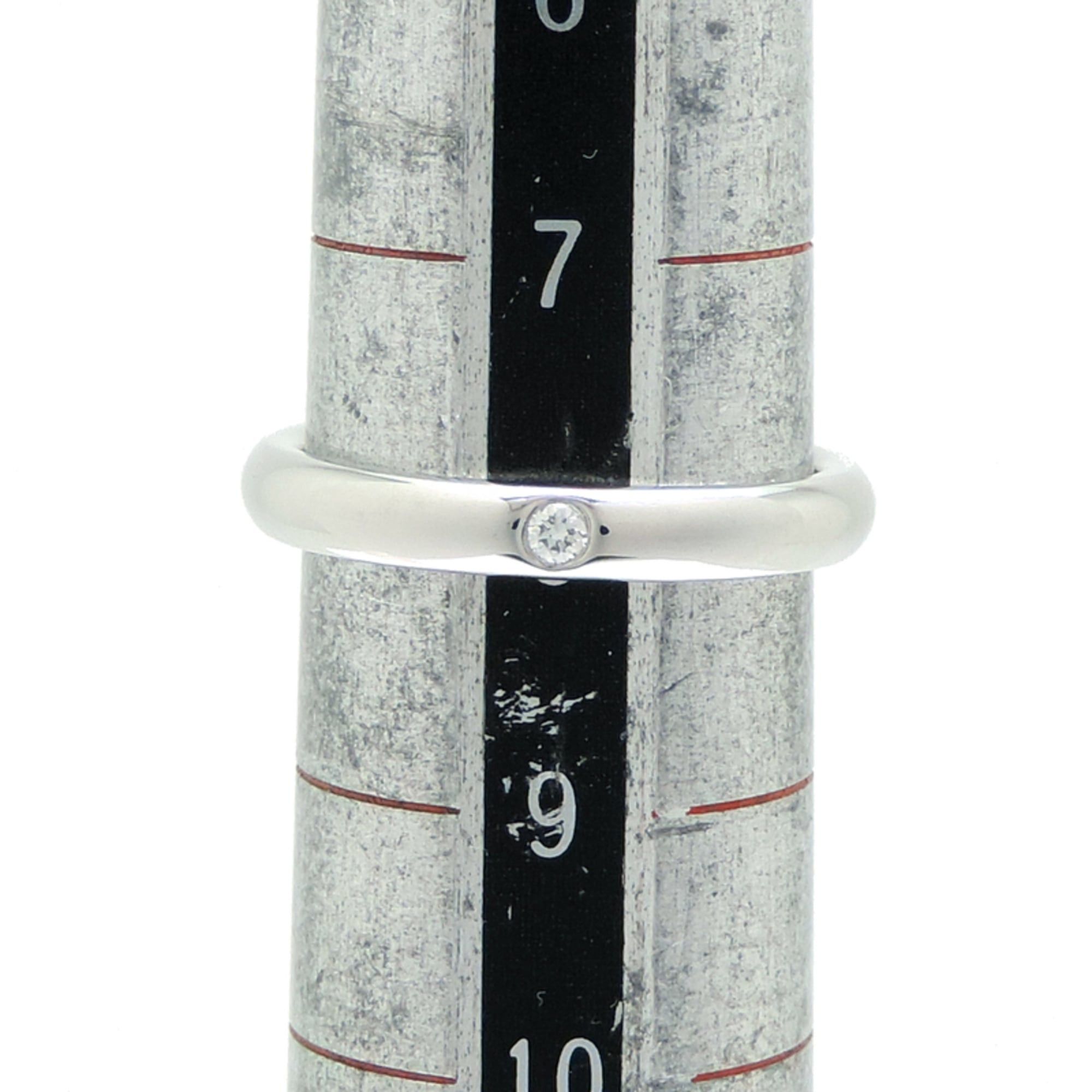 Tiffany & Co. Tiffany & Co. Elsa Peretti Stacking Band Diamond Women's Ring, Platinum 950 Size ONE SIZE - 7 Thumbnail