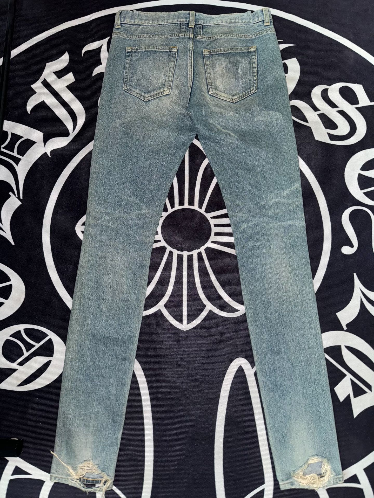 Saint Laurent Paris Saint Laurent SLP 14SS Distressed Jeans Size US 28 / EU 44 - 2 Thumbnail