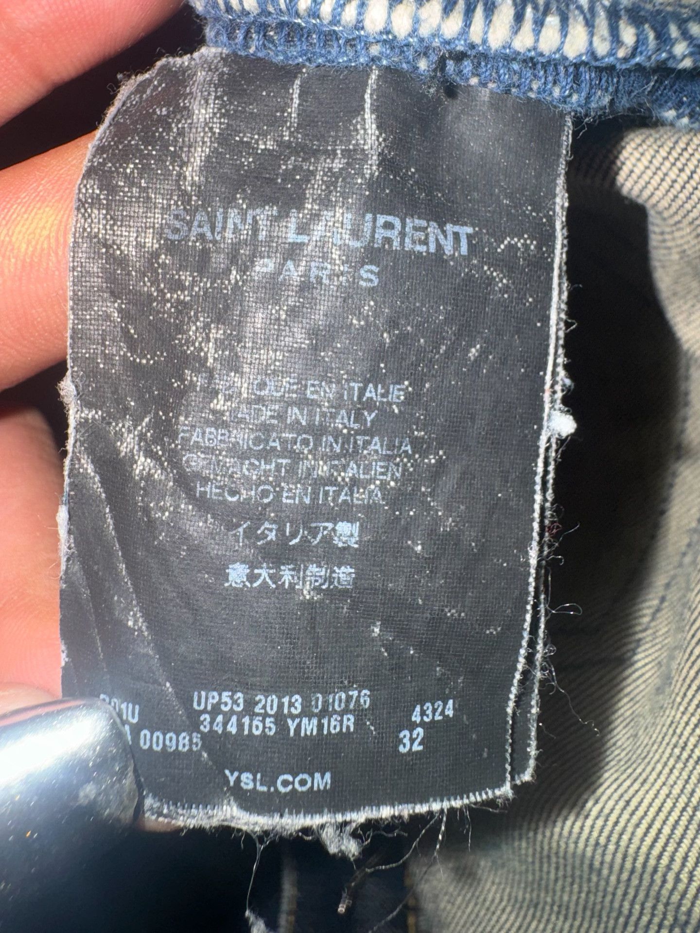 Saint Laurent Paris Saint Laurent 13FW Slim Jeans Size US 32 / EU 48 - 7 Thumbnail