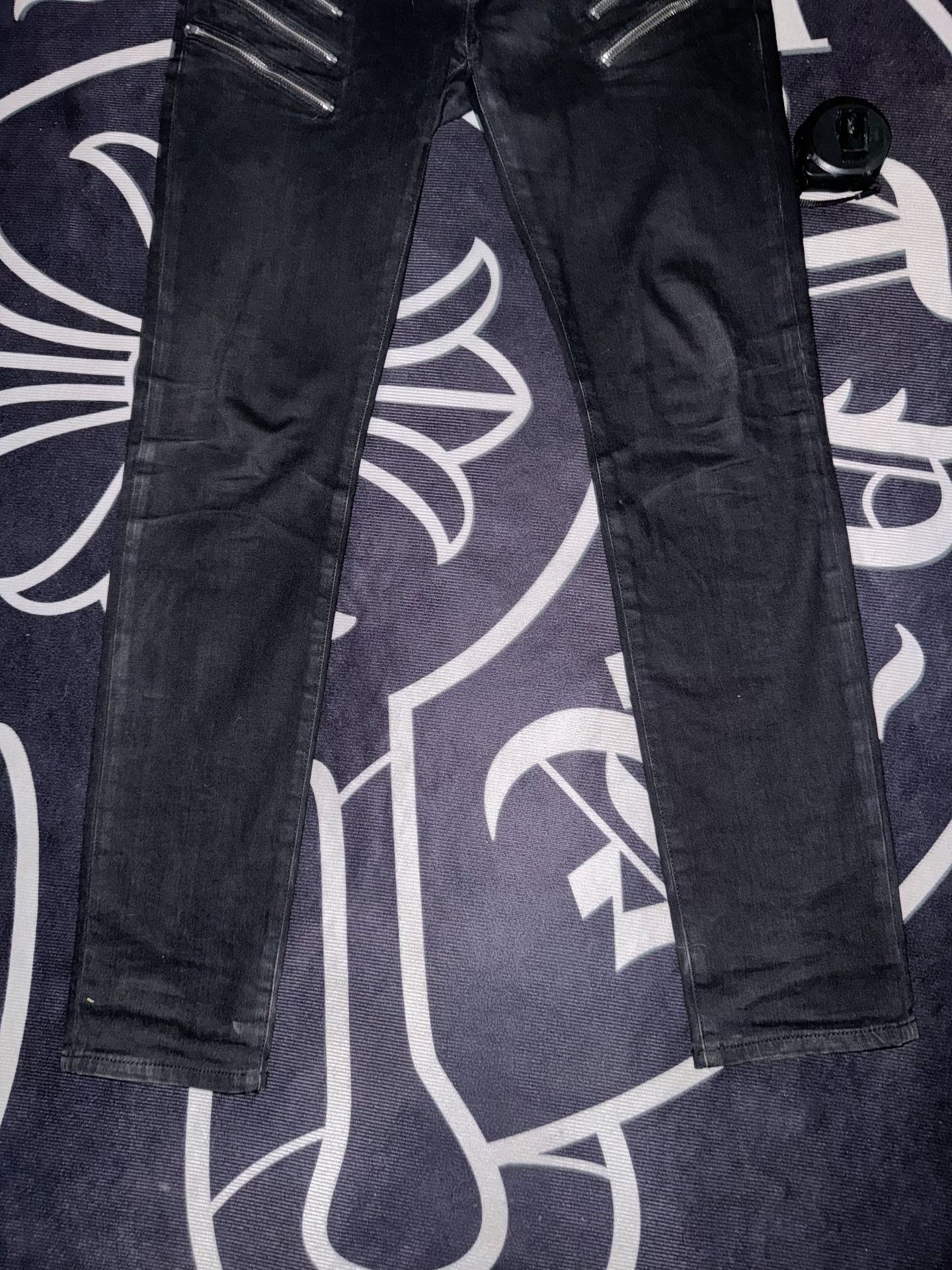 Hedi Slimane Saint Laurent 15FW Hedi Slimane Black Jeans Size US 32 / EU 48 - 3 Thumbnail