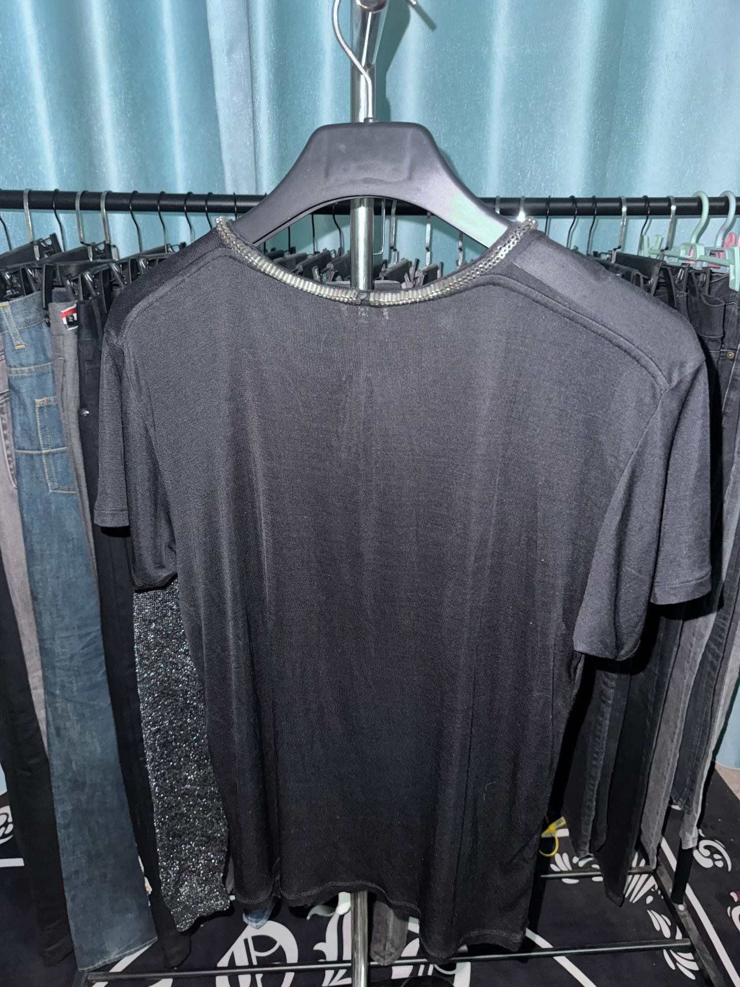 Saint Laurent Paris Saint Laurent Silk Short-Sleeve T-Shirt Size US S / EU 44-46 / 1 - 2 Thumbnail