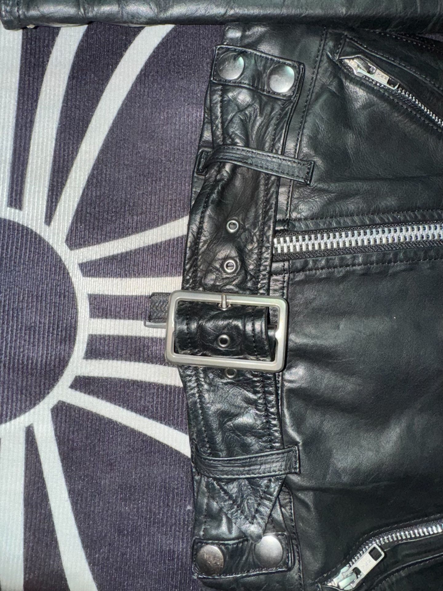 Number (N)ine LGB King Leather Jacket Size US XS / EU 42 / 0 - 7 Thumbnail