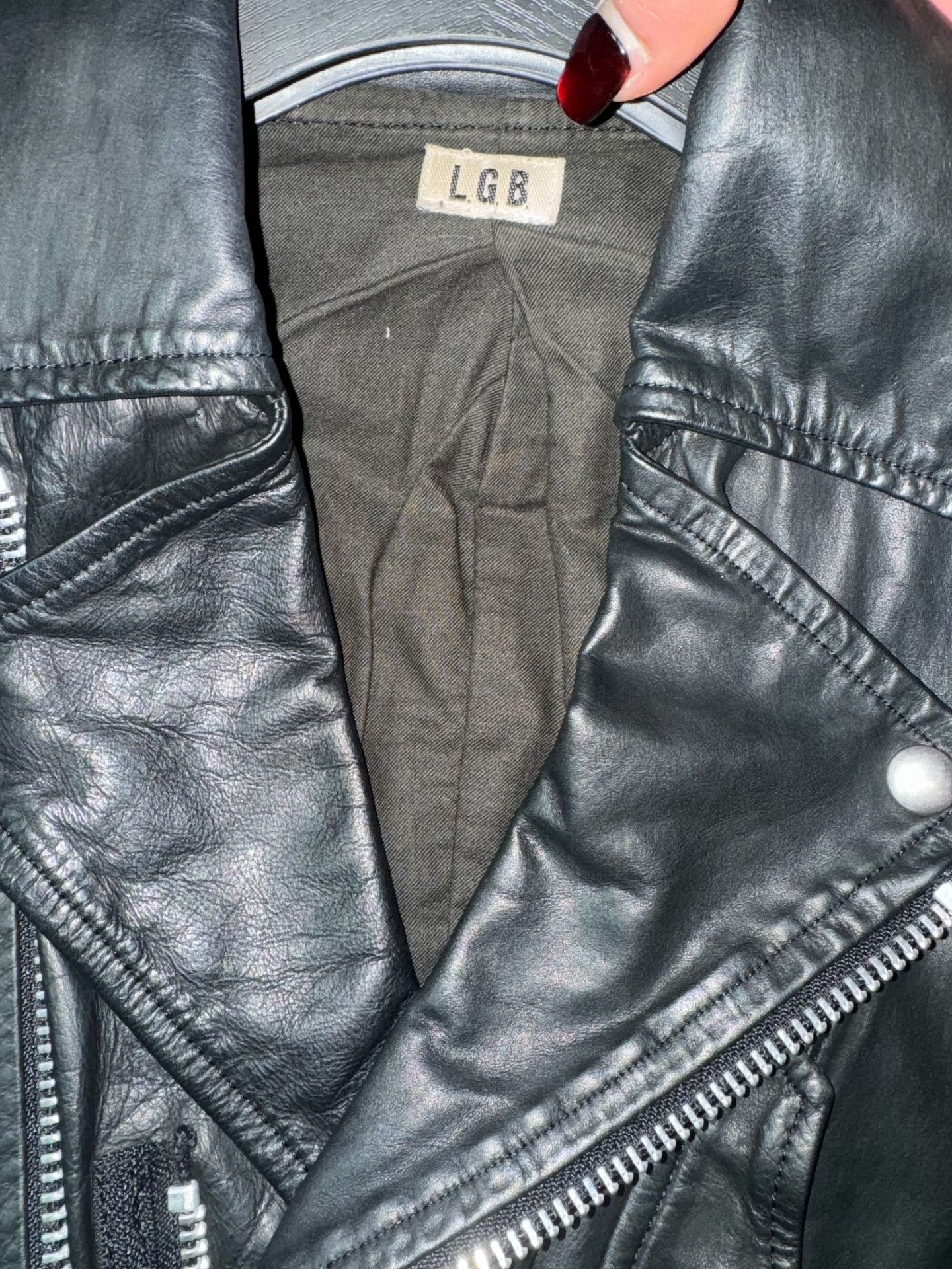 Number (N)ine LGB King Leather Jacket Size US XS / EU 42 / 0 - 3 Thumbnail