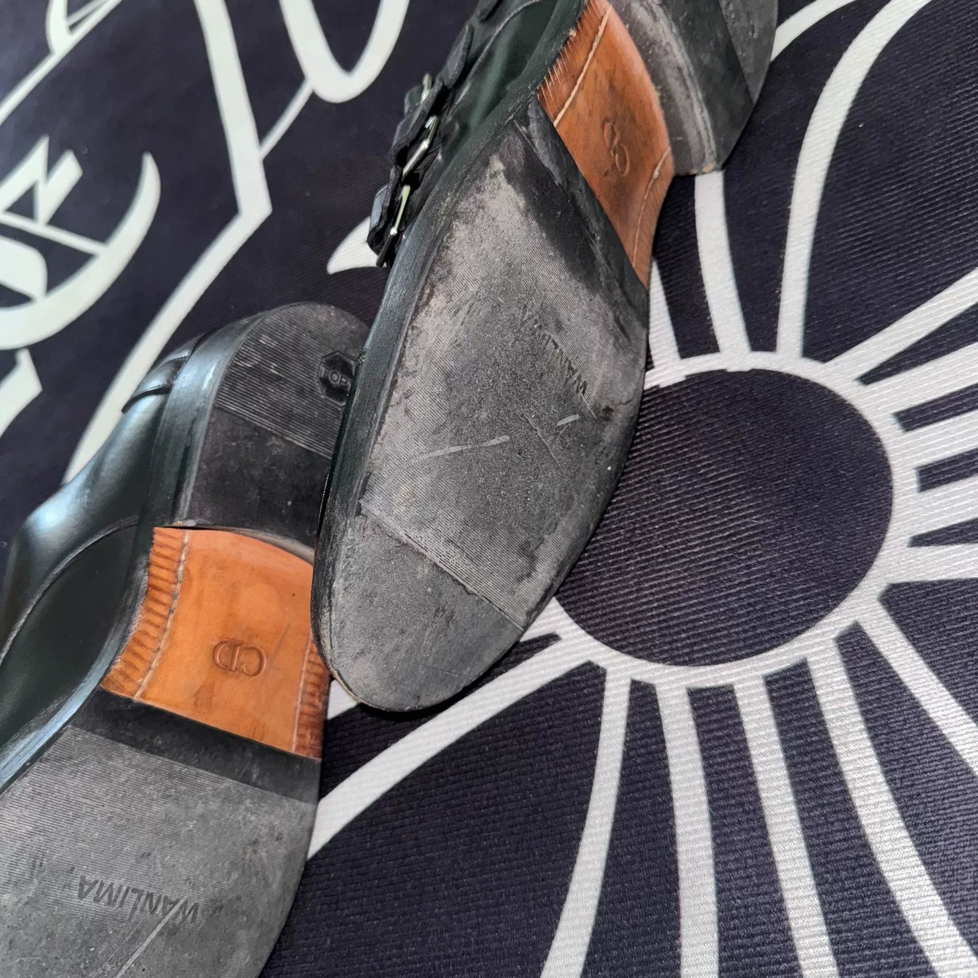 Dior Dior Homme Five-Buckle Leather Loafers Size US 10 / EU 43 - 2 Thumbnail
