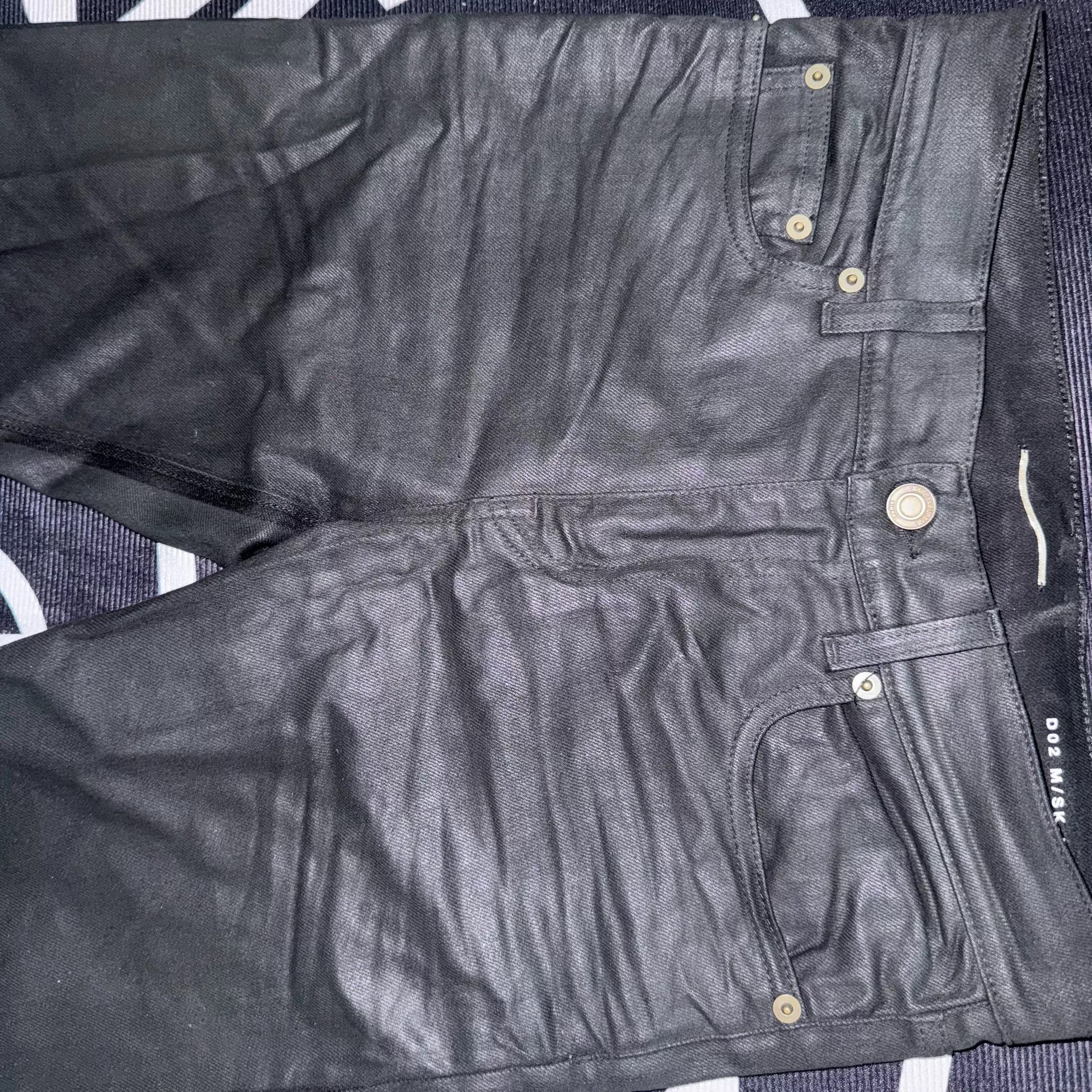 Saint Laurent Paris Saint Laurent d02 Waxed Jeans Size US 28 / EU 44 - 3 Thumbnail