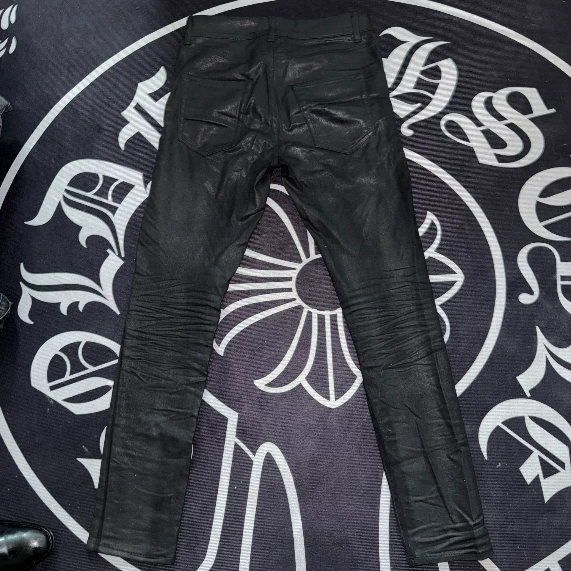 Saint Laurent Paris Saint Laurent d02 Waxed Jeans Size US 28 / EU 44 - 2 Thumbnail