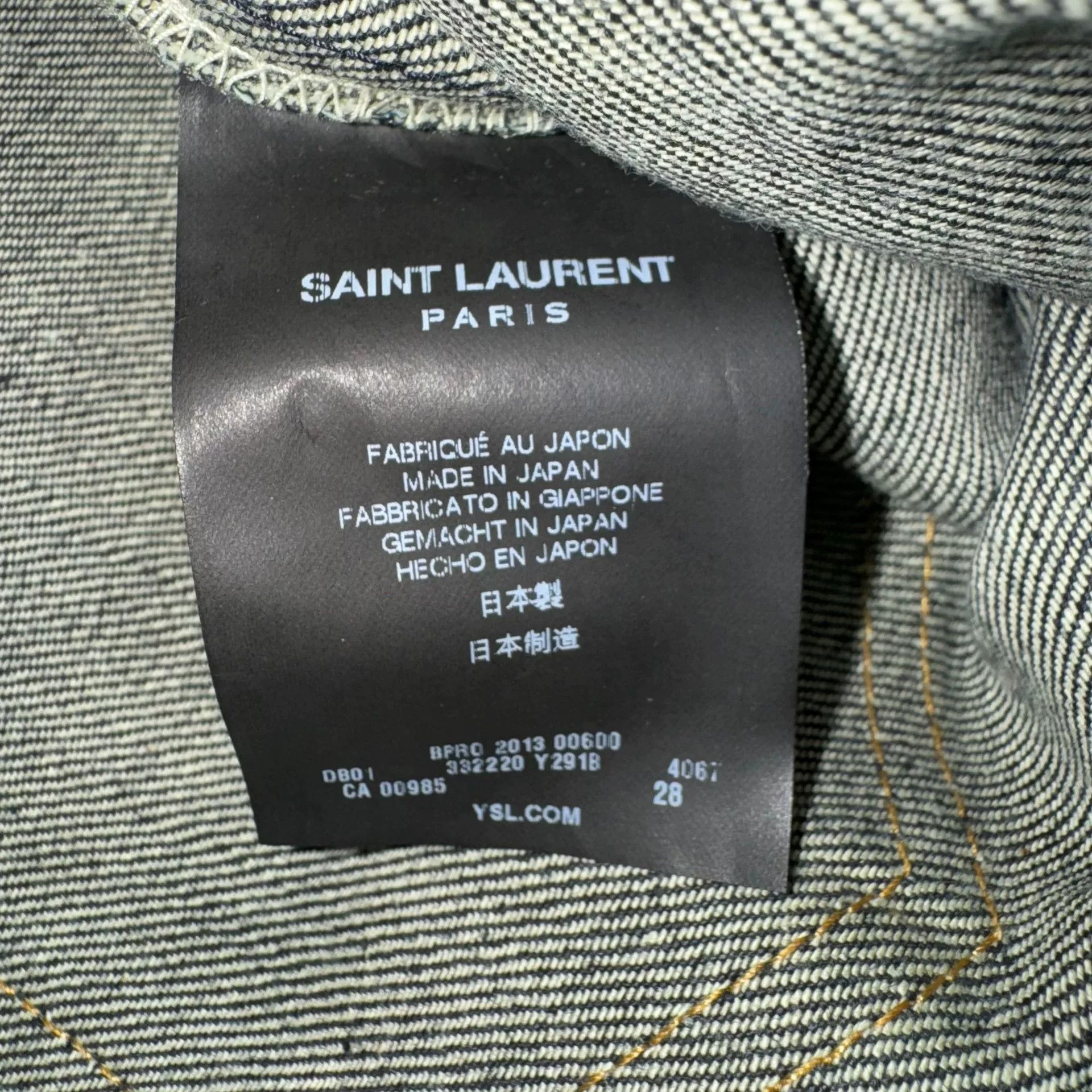 Saint Laurent Paris Saint Laurent 13FW D01 Jeans Size US 28 / EU 44 - 6 Thumbnail