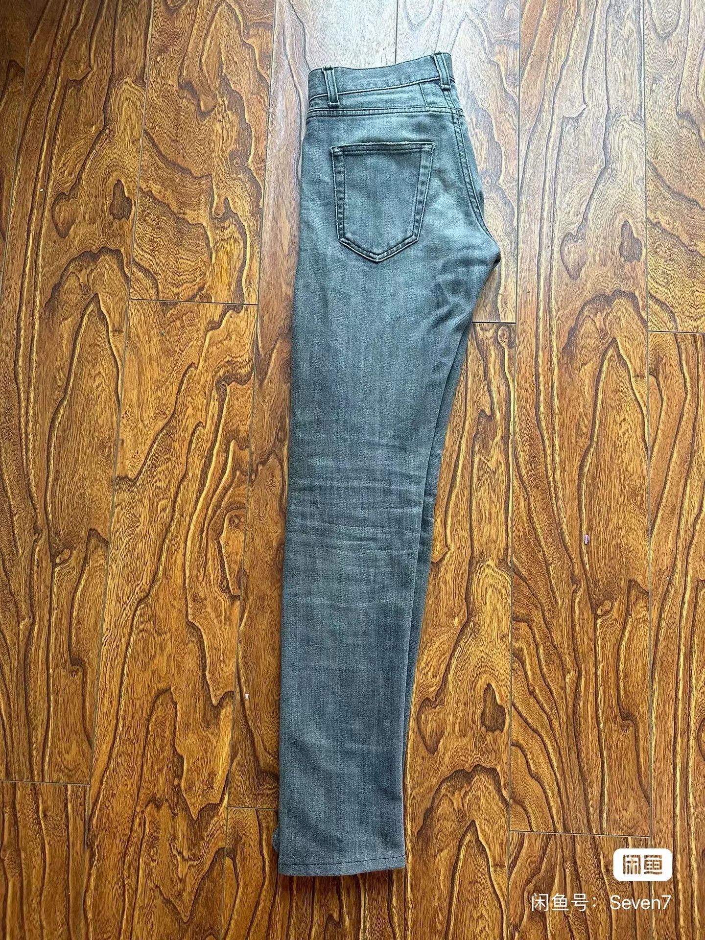 Yves Saint Laurent YSL 13AW Washed Basic Jeans 27 Size 27" / US 4 / IT 40 - 2 Thumbnail