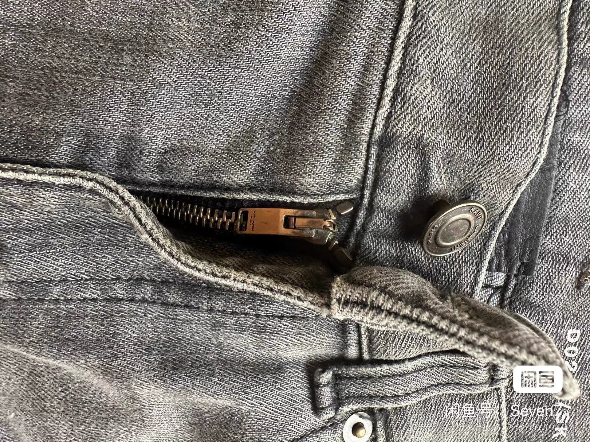 Yves Saint Laurent YSL 13AW Washed Basic Jeans 27 Size 27" / US 4 / IT 40 - 3 Thumbnail