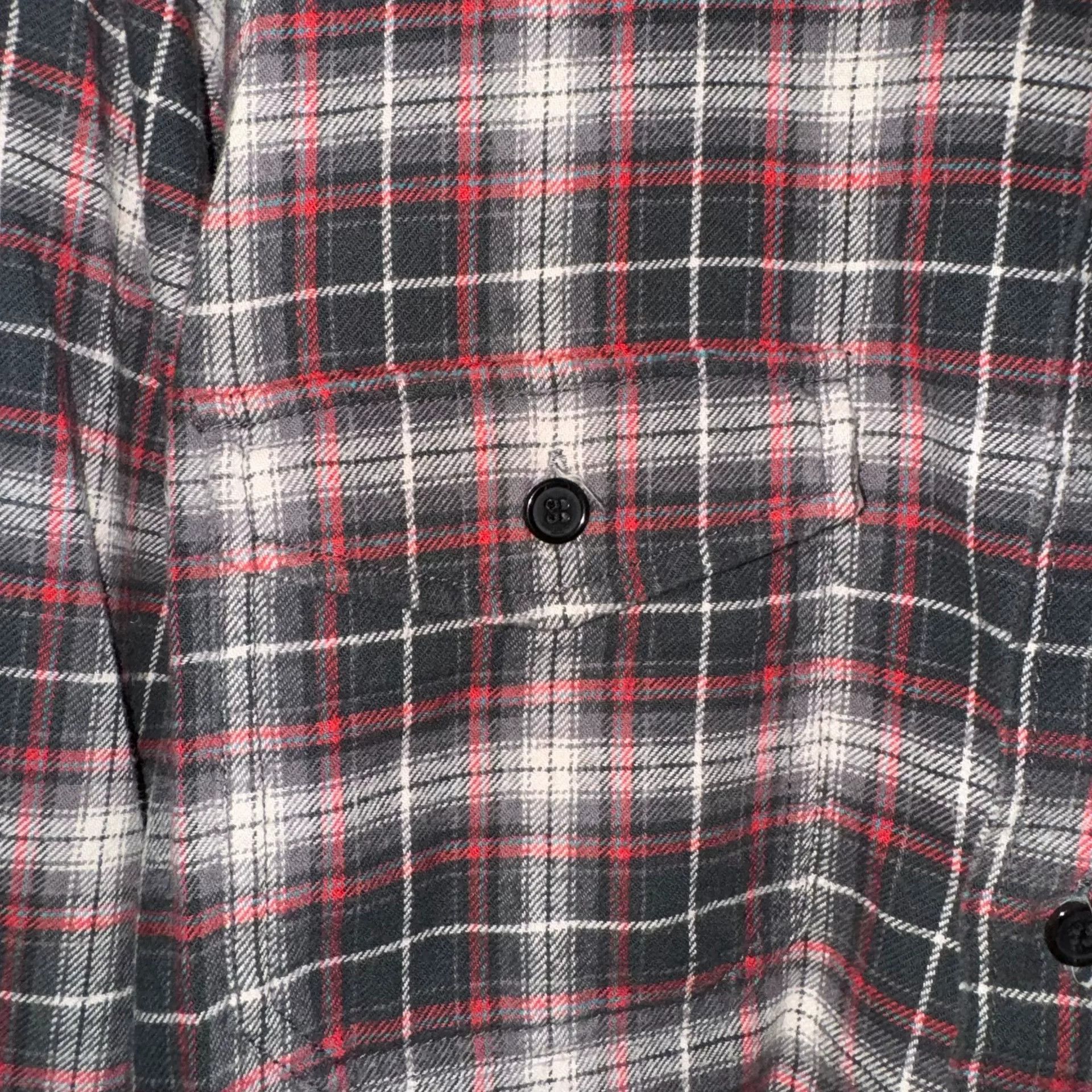 Saint Laurent Paris Saint Laurent 16SS Fringe Check Shirt Size US S / EU 44-46 / 1 - 4 Thumbnail