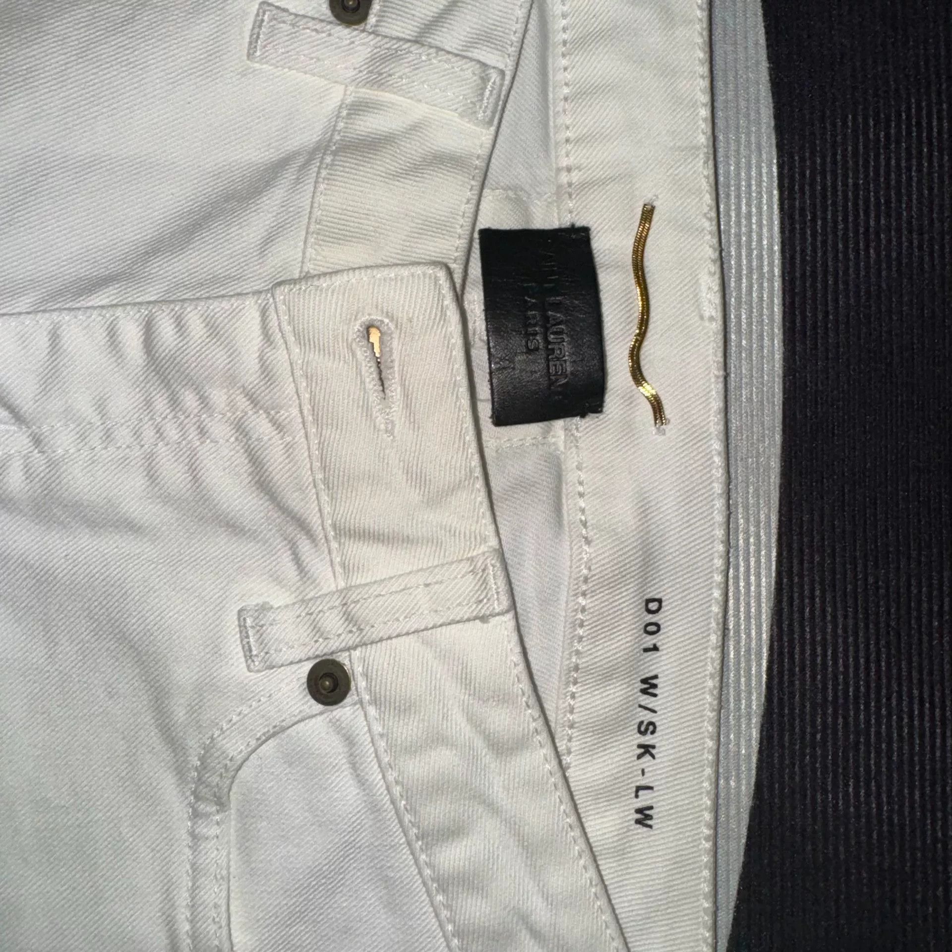 Saint Laurent Paris Saint Laurent SLP 16AW White Jeans Size 26" / US 2 / IT 38 - 3 Thumbnail