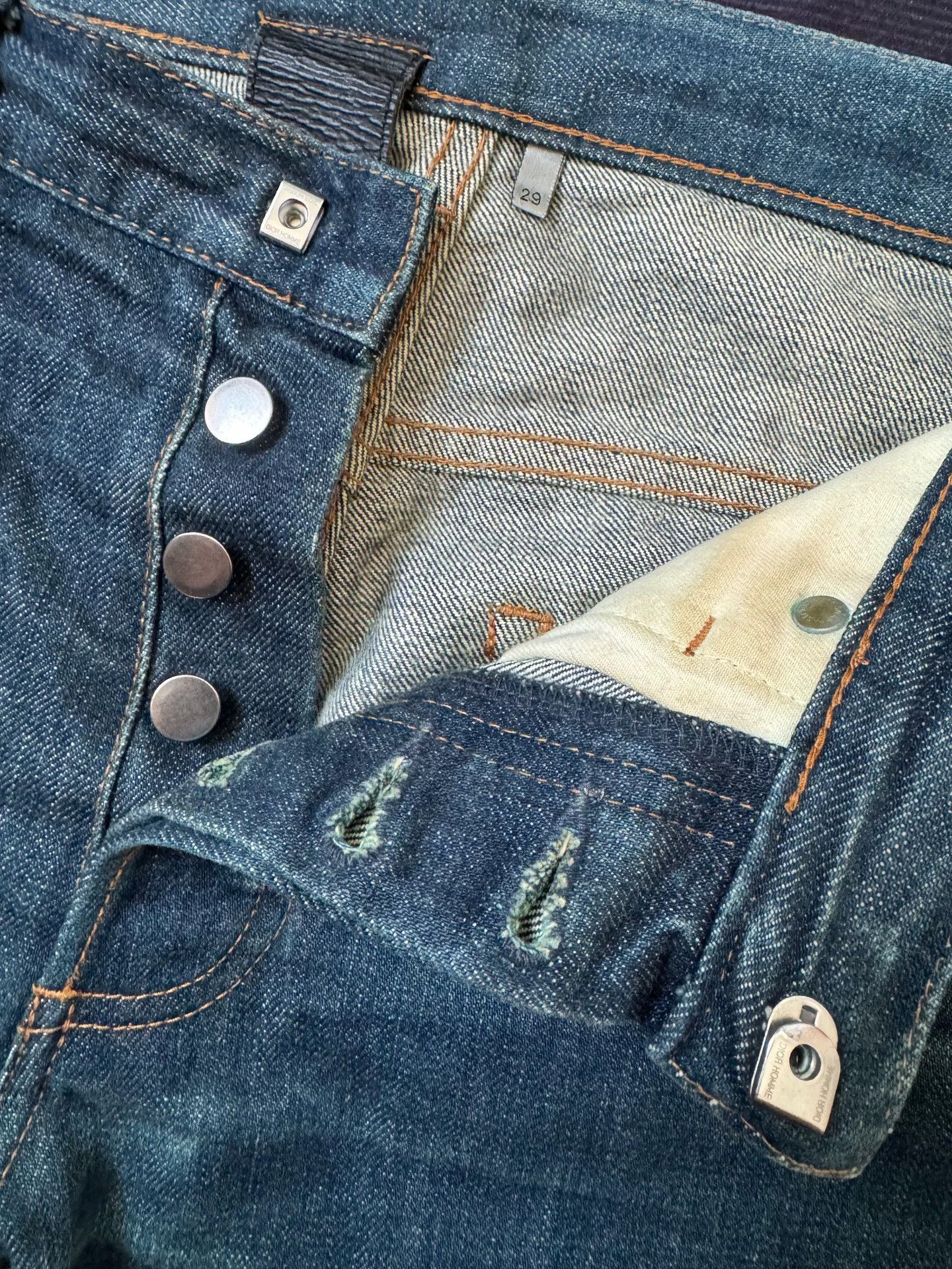 Dior Dior Homme Blue Jeans Size US 29 - 2 Thumbnail