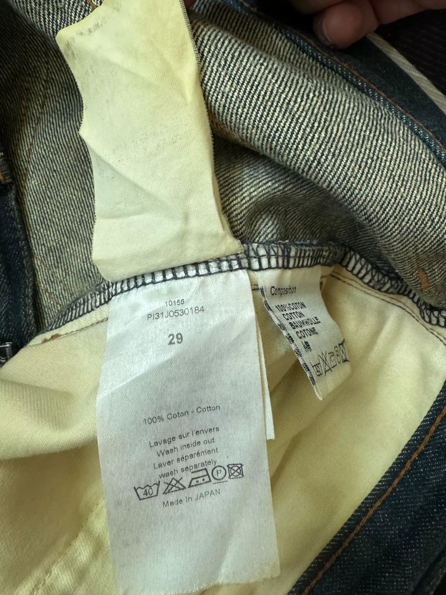 Dior Dior Homme Blue Jeans Size US 29 - 6 Thumbnail