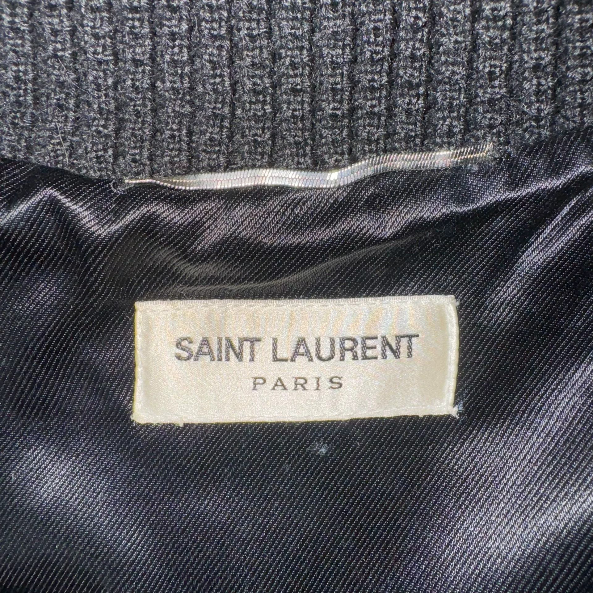 Saint Laurent Paris Saint Laurent 14FW Fur Leather Bomber Jacket Size US S / EU 44-46 / 1 - 5 Thumbnail
