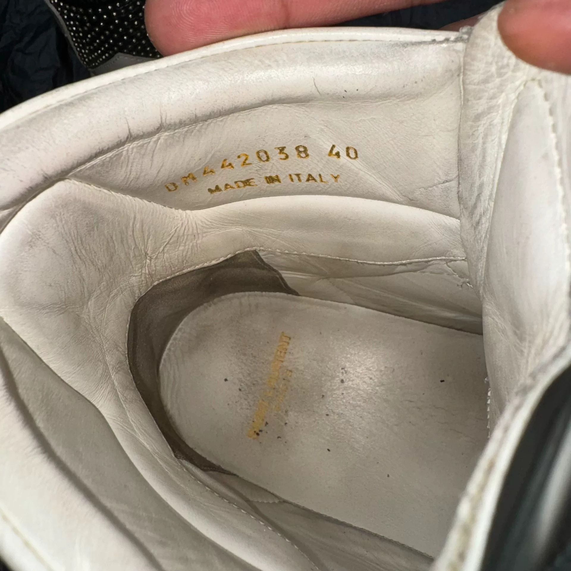 Saint Laurent Paris Saint Laurent SLP Studded Star High-Top Size US 7 / EU 40 - 4 Thumbnail