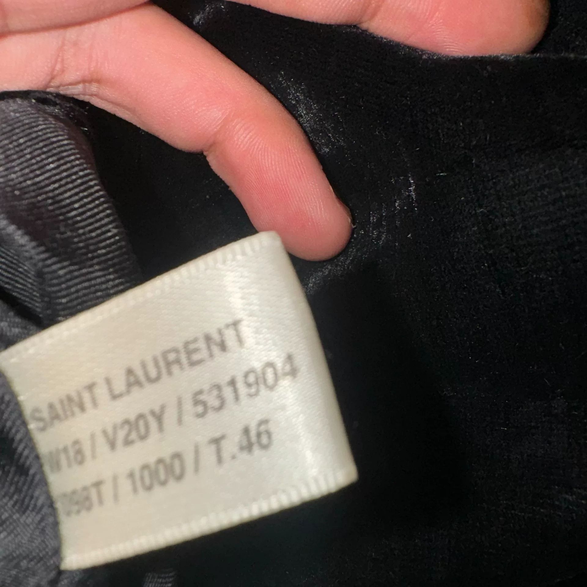 Saint Laurent Paris Saint Laurent 18FW Velvet Embroidered Tunic Size US S / EU 44-46 / 1 - 5 Thumbnail